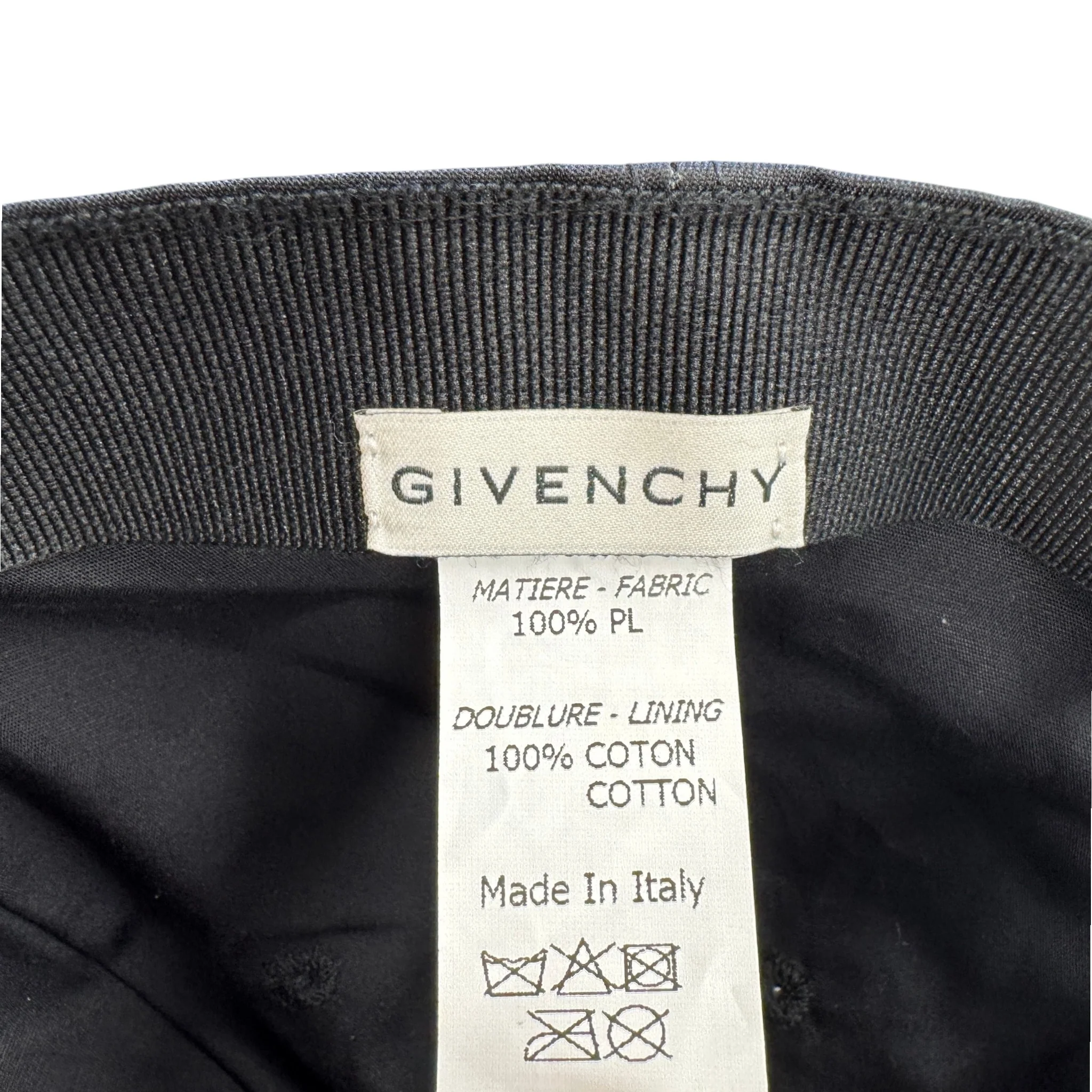 Men's Logo Print Cap Black - Image 7