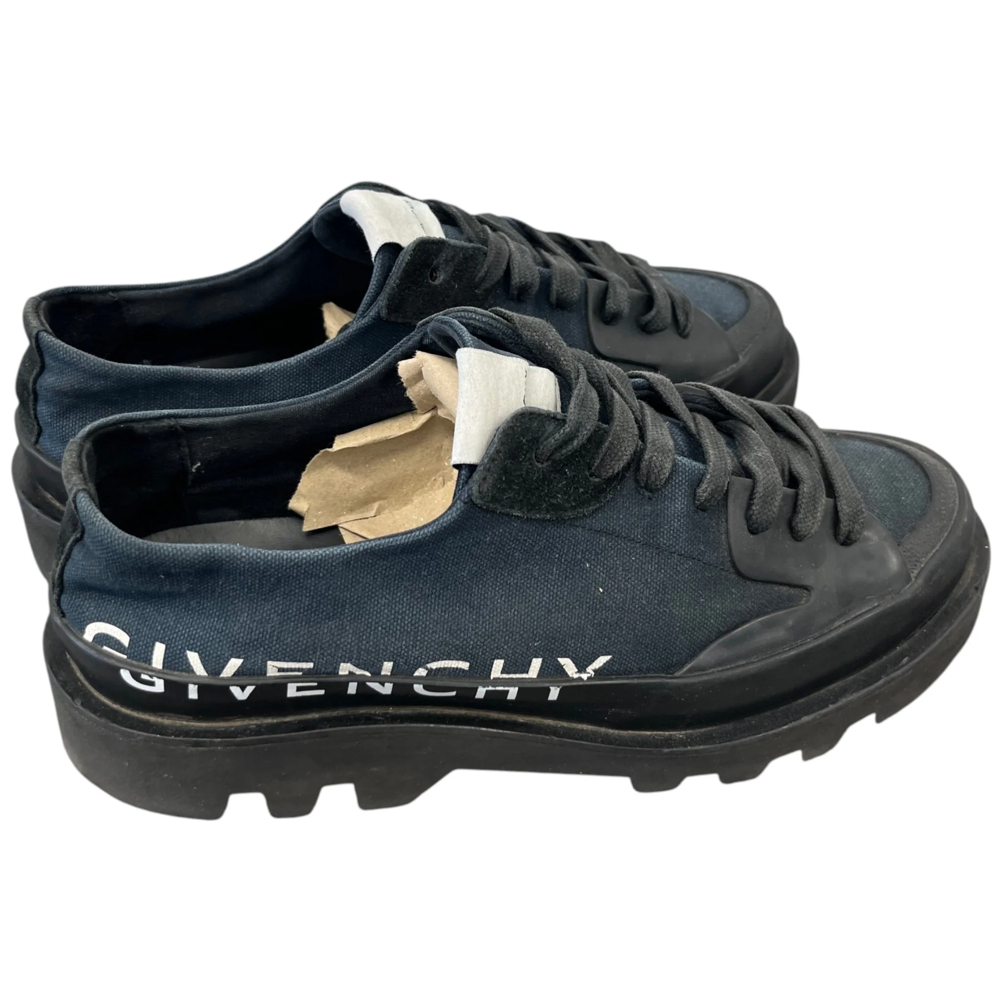 Men's Logo Print Clapham Low Trainers Navy Size EU 43 / UK 9 - Image 8
