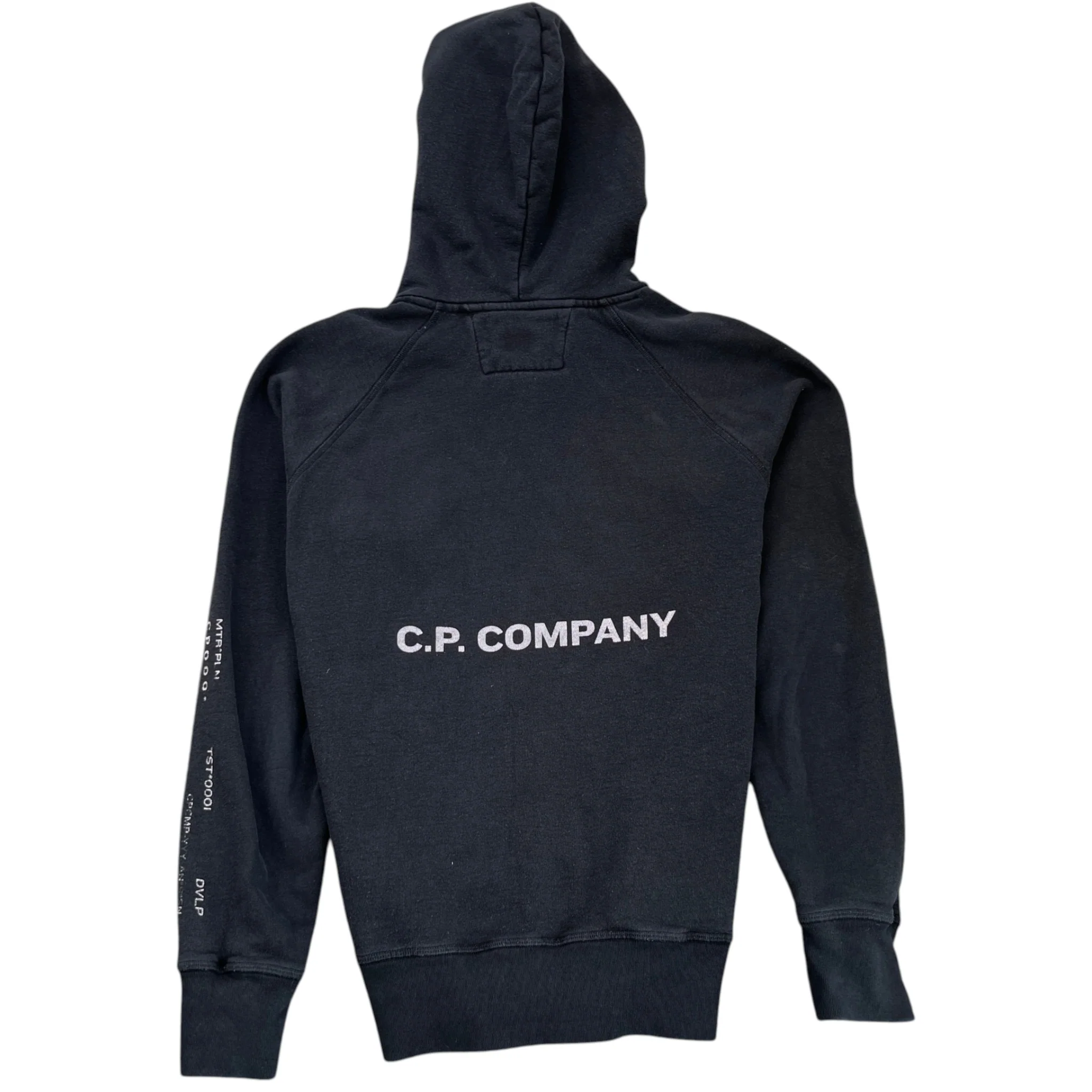 Men's Logo Print Hoodie Black Size L - Image 2