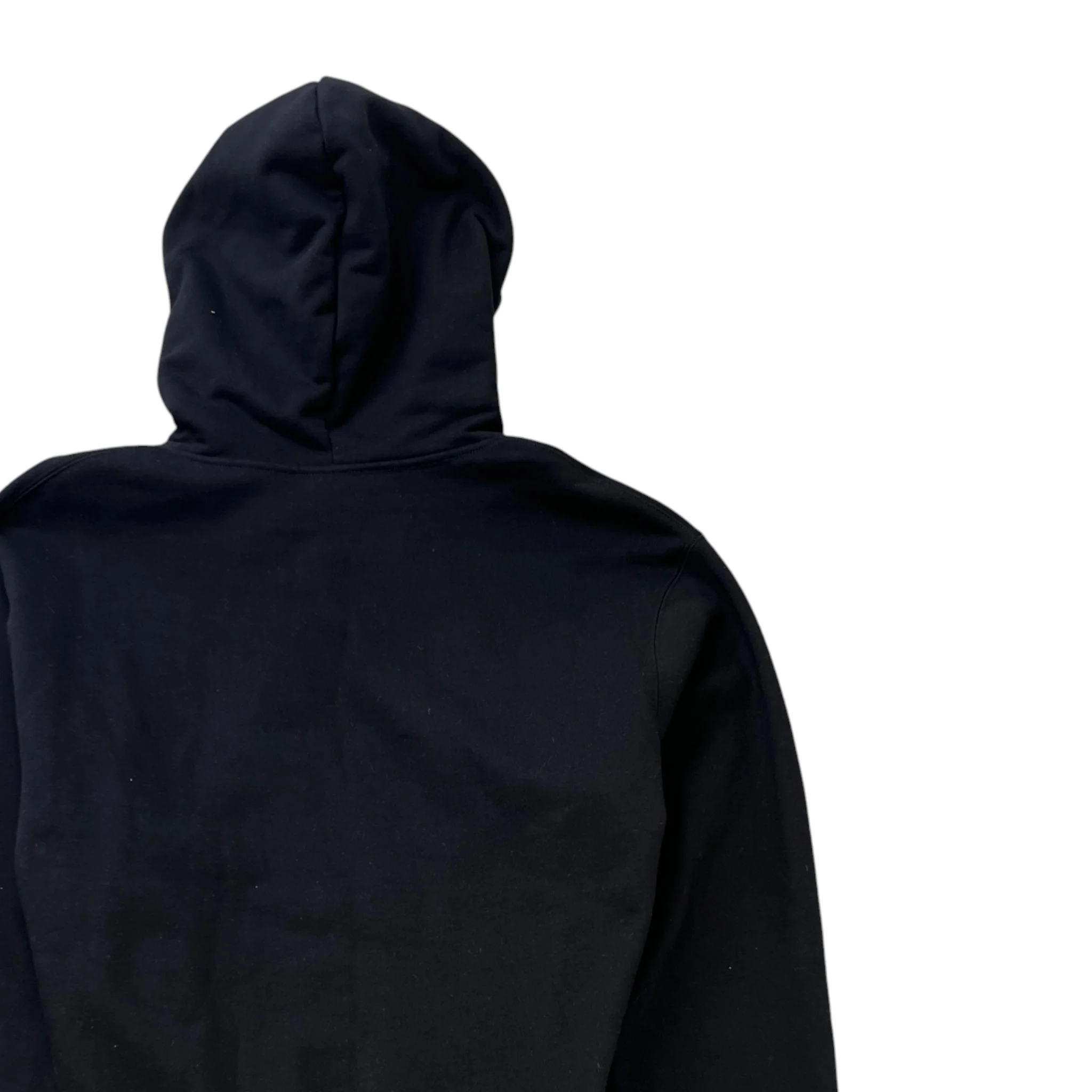 Men's Logo Print Hoodie Black Size M - Image 4