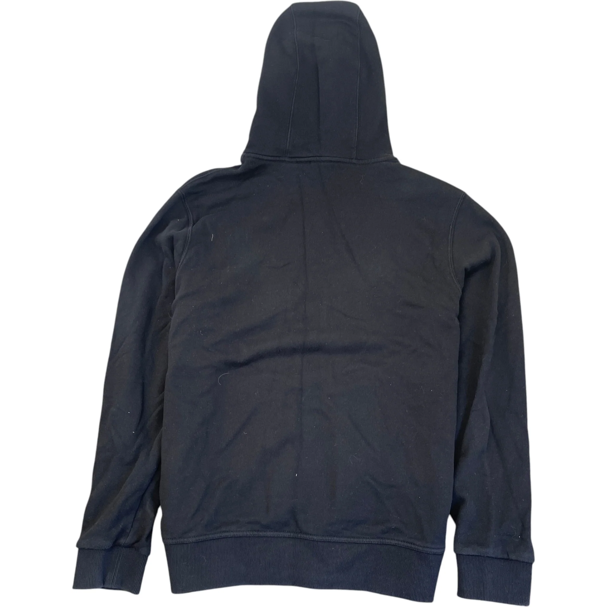 Men's Logo Print Hoodie Black Size M - Image 2