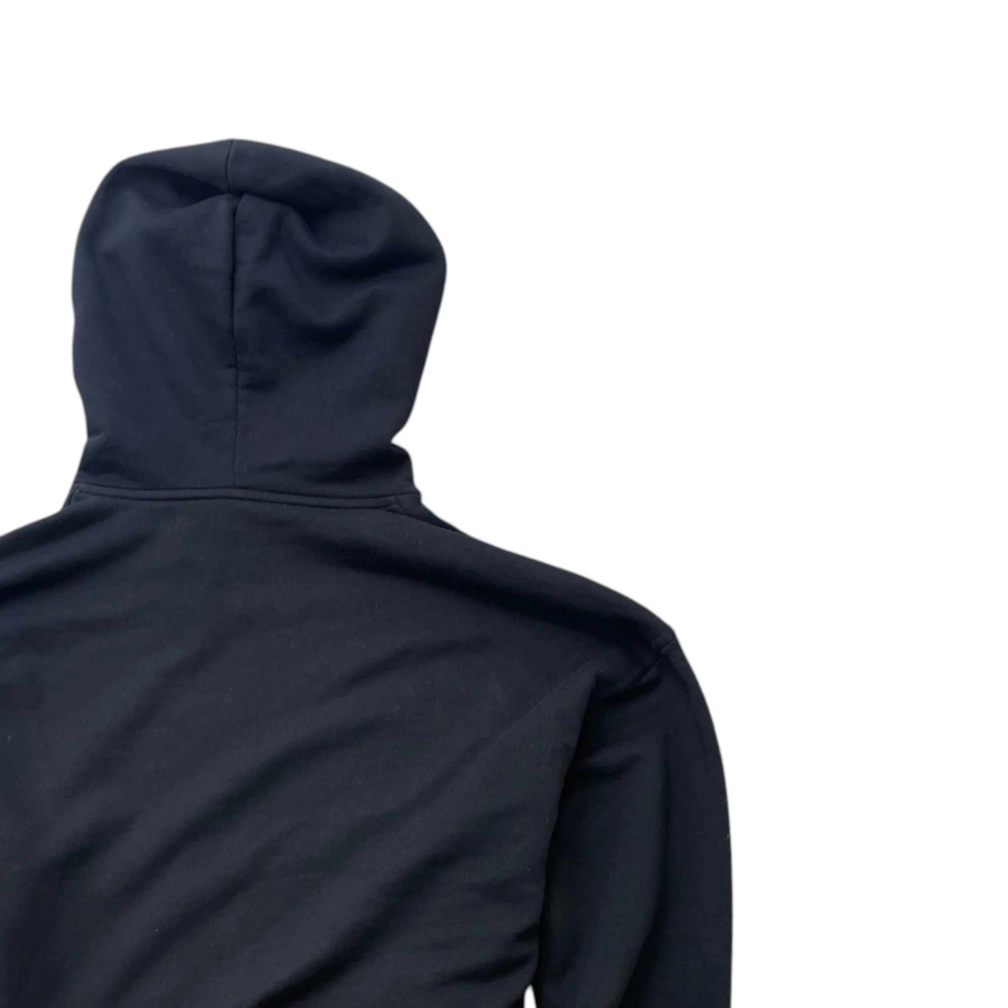 Men's Logo Print Hoodie Black Size S - Image 4
