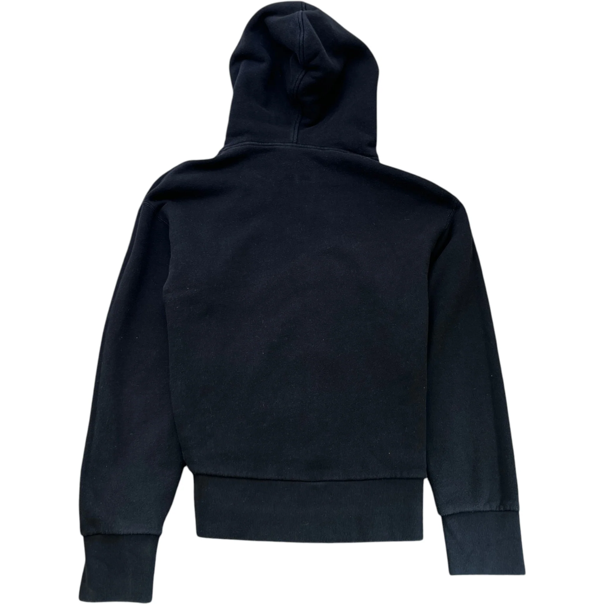 Men's Logo Print Hoodie Black Size XS - Image 2