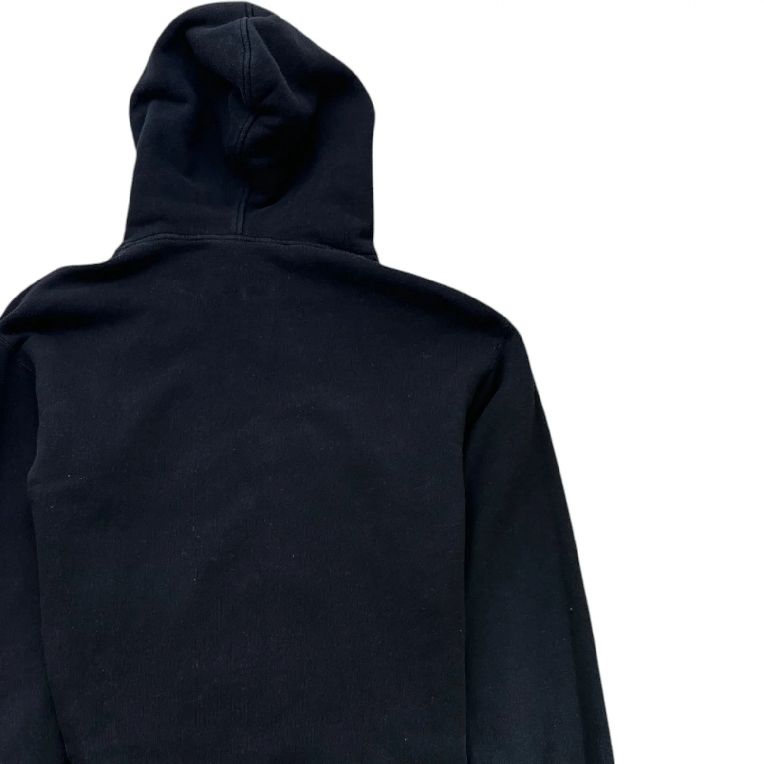 Men's Logo Print Hoodie Black Size XS - Image 4