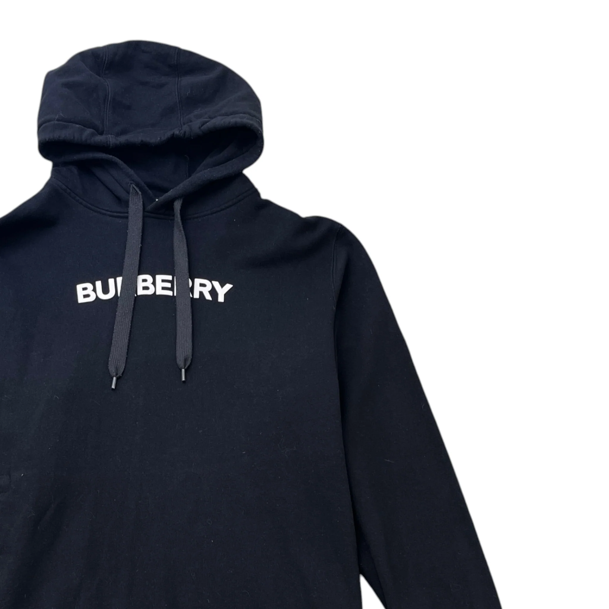 Men's Logo Print Hoodie Black Size XXL - Image 3