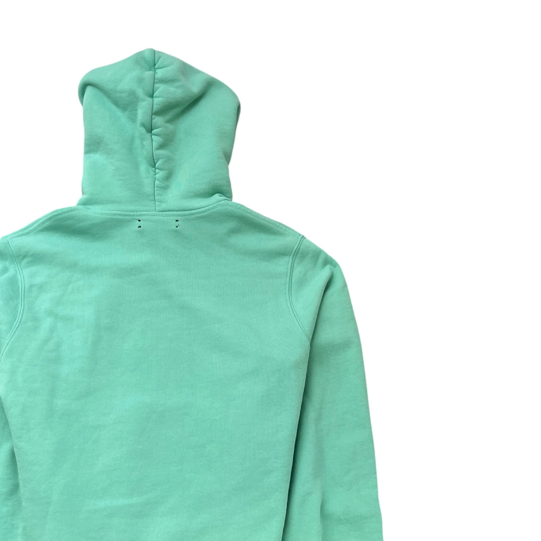 Men's Logo Print Hoodie Green Size S - Image 4