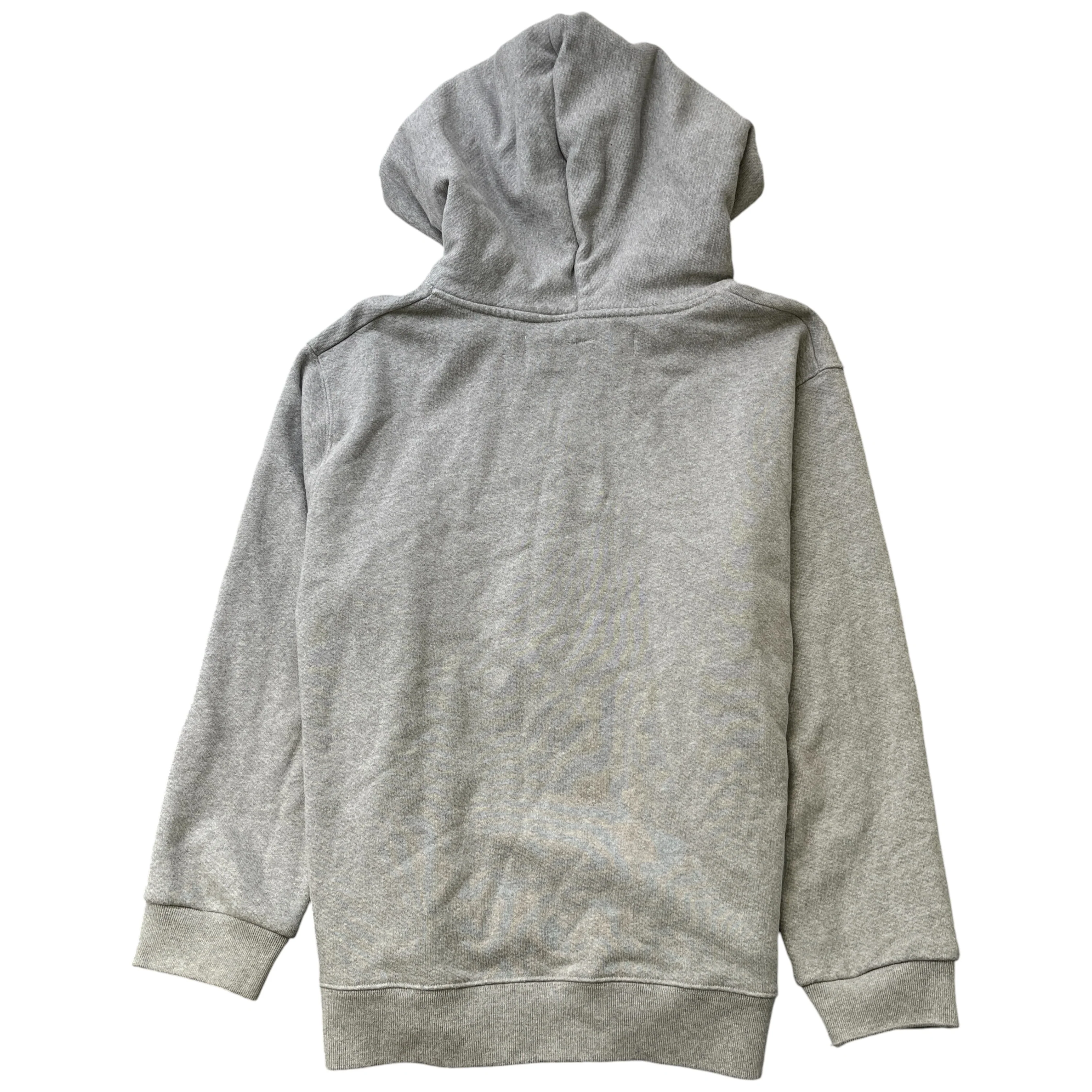 Men's Logo Print Hoodie Grey Size XL - Image 2