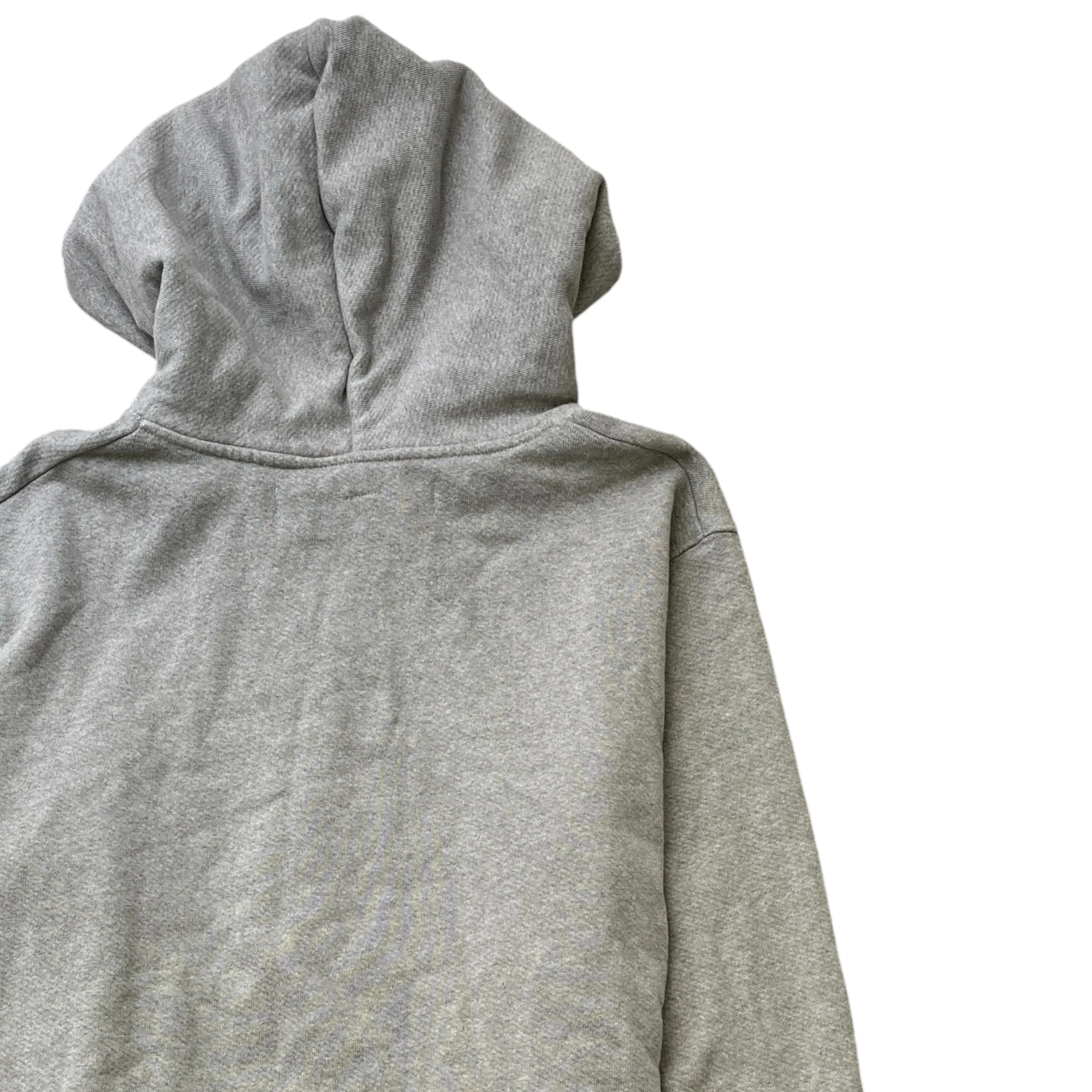 Men's Logo Print Hoodie Grey Size XL - Image 4