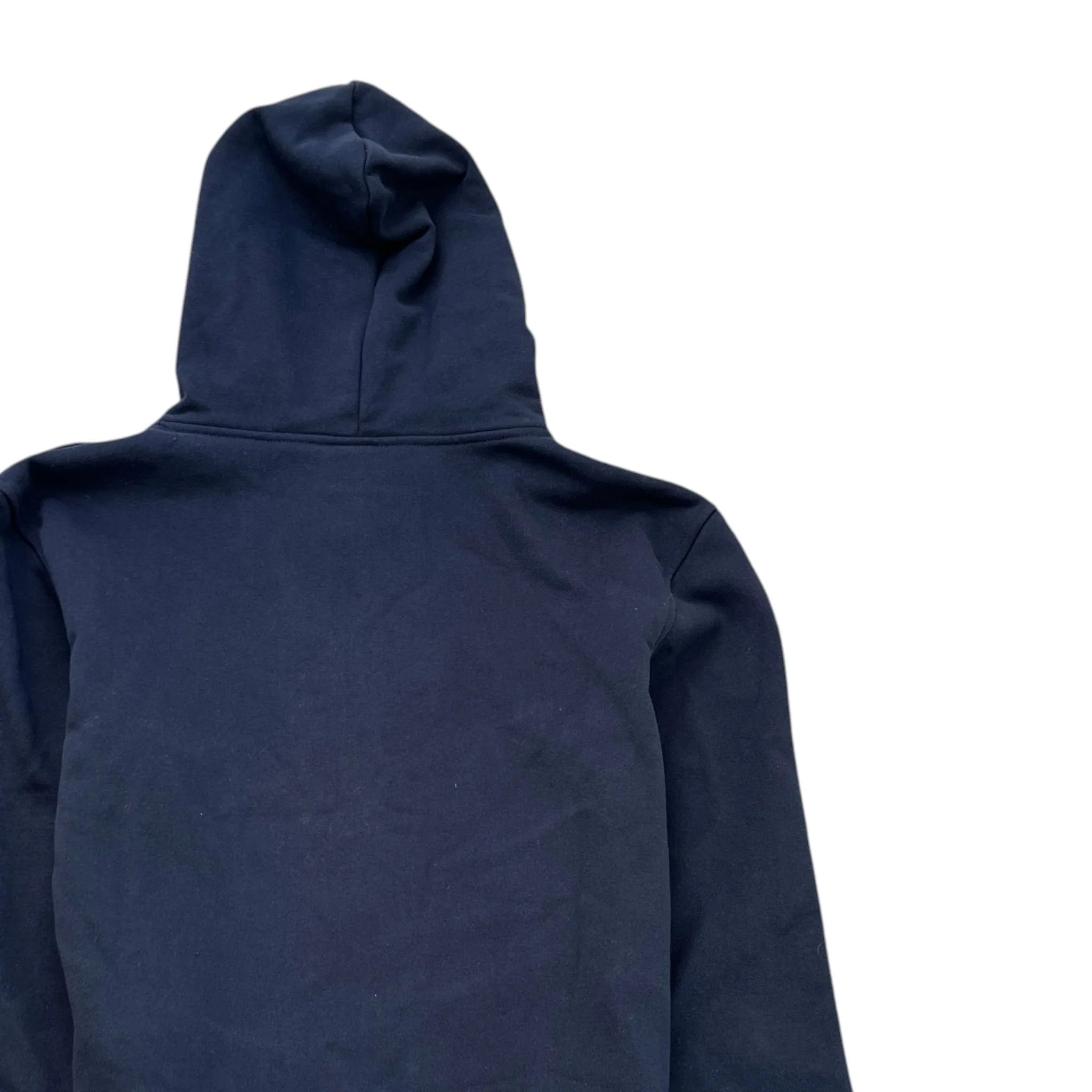 Men's Logo Print Hoodie Navy Size S - Image 4