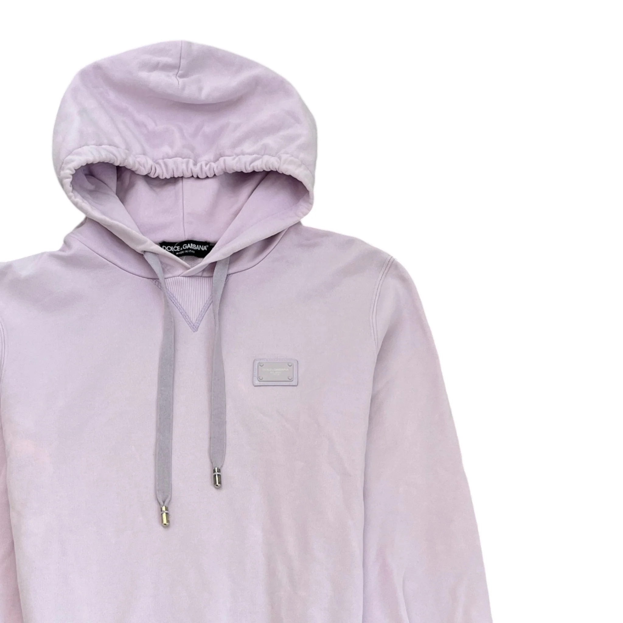 Men's Logo Print Hoodie Purple Size IT 46 / UK S - Image 3