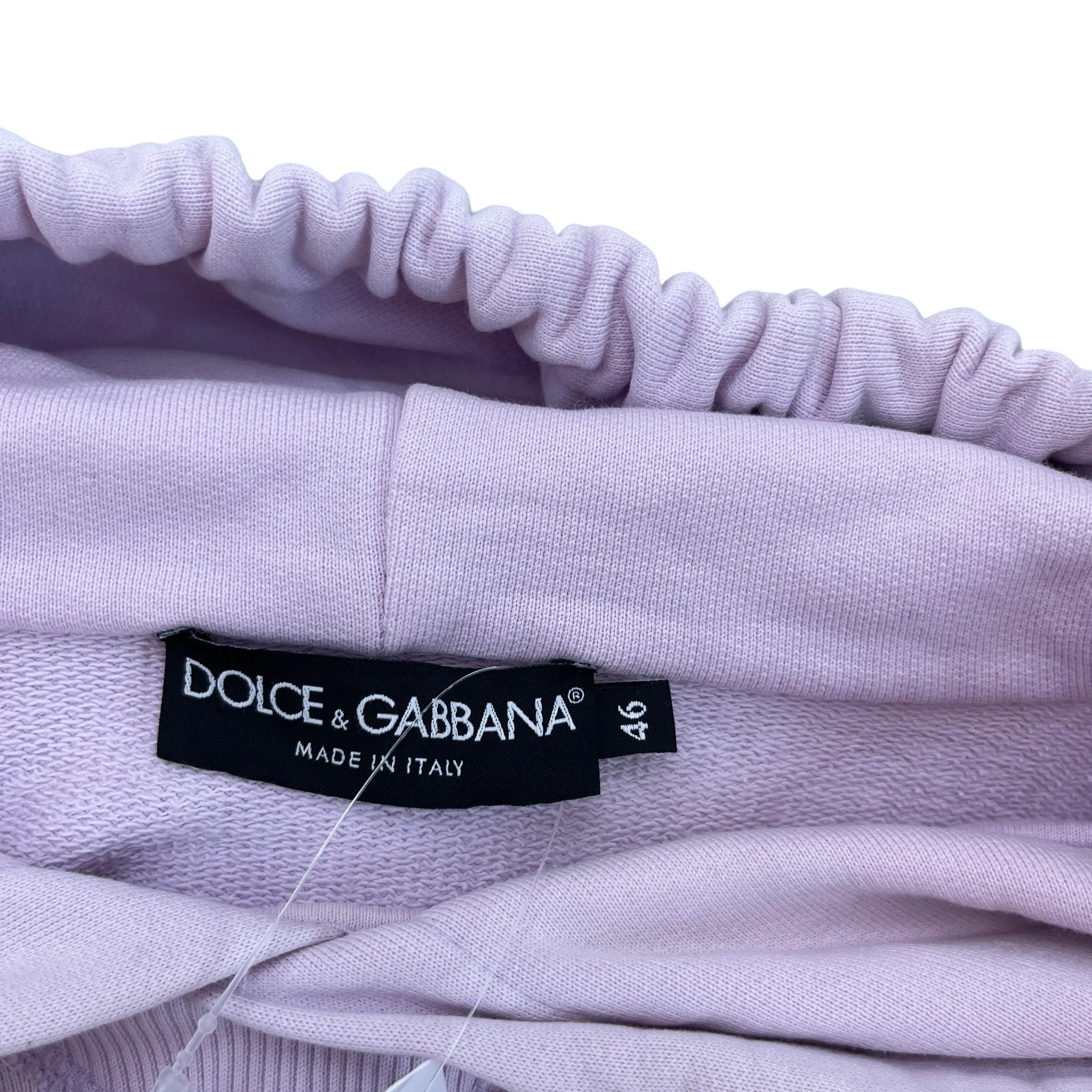 Men's Logo Print Hoodie Purple Size IT 46 / UK S - Image 7