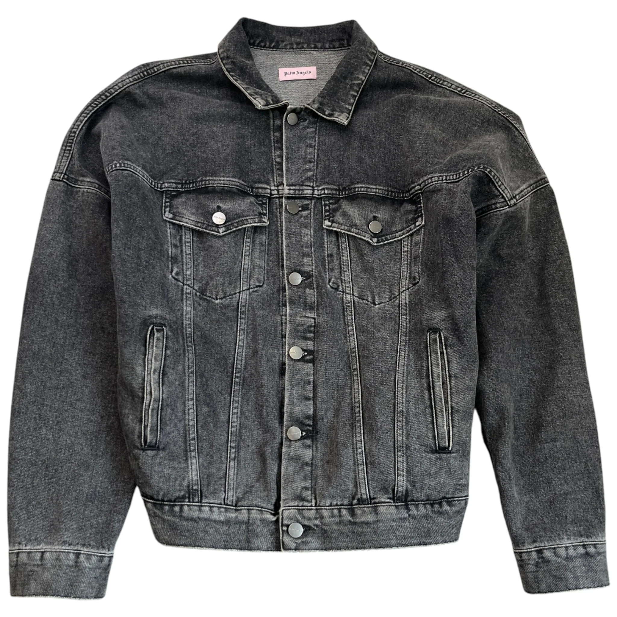 Men's Logo Print Jacket Black Size L