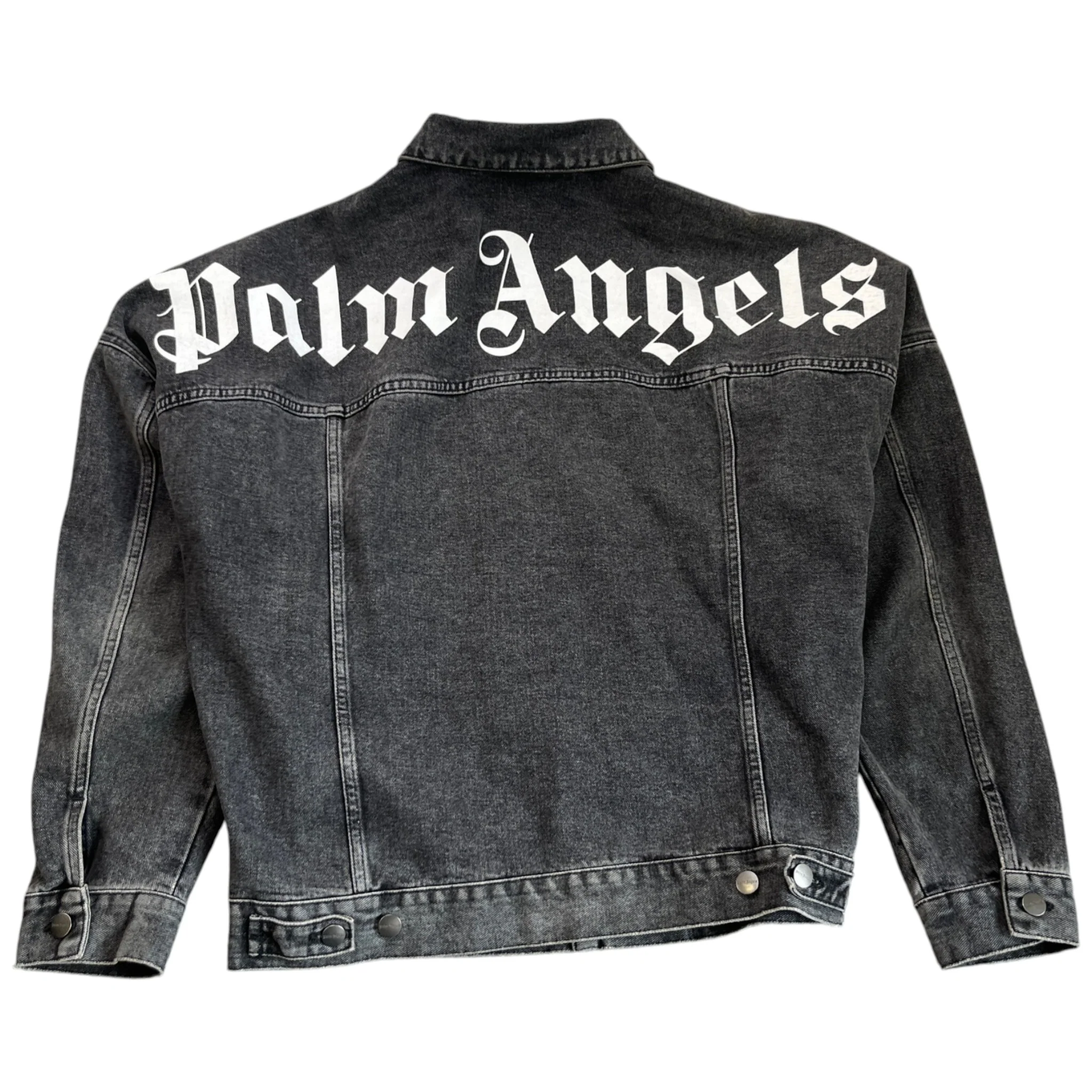 Men's Logo Print Jacket Black Size L - Image 2