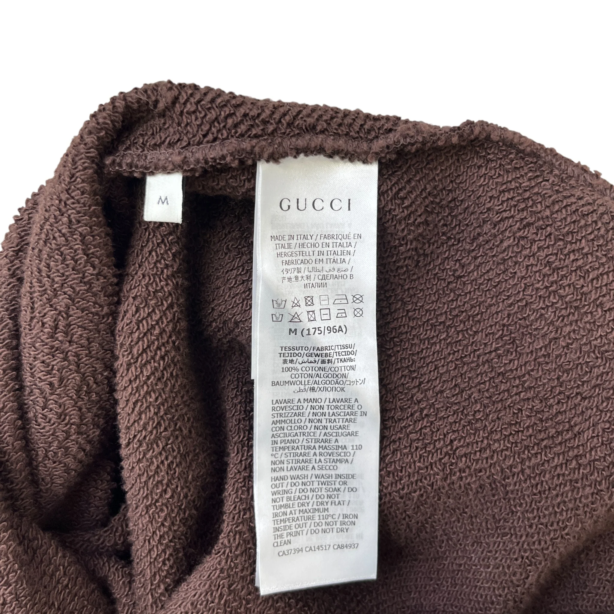 Men's Logo Print Jumper Brown Size M - Image 6