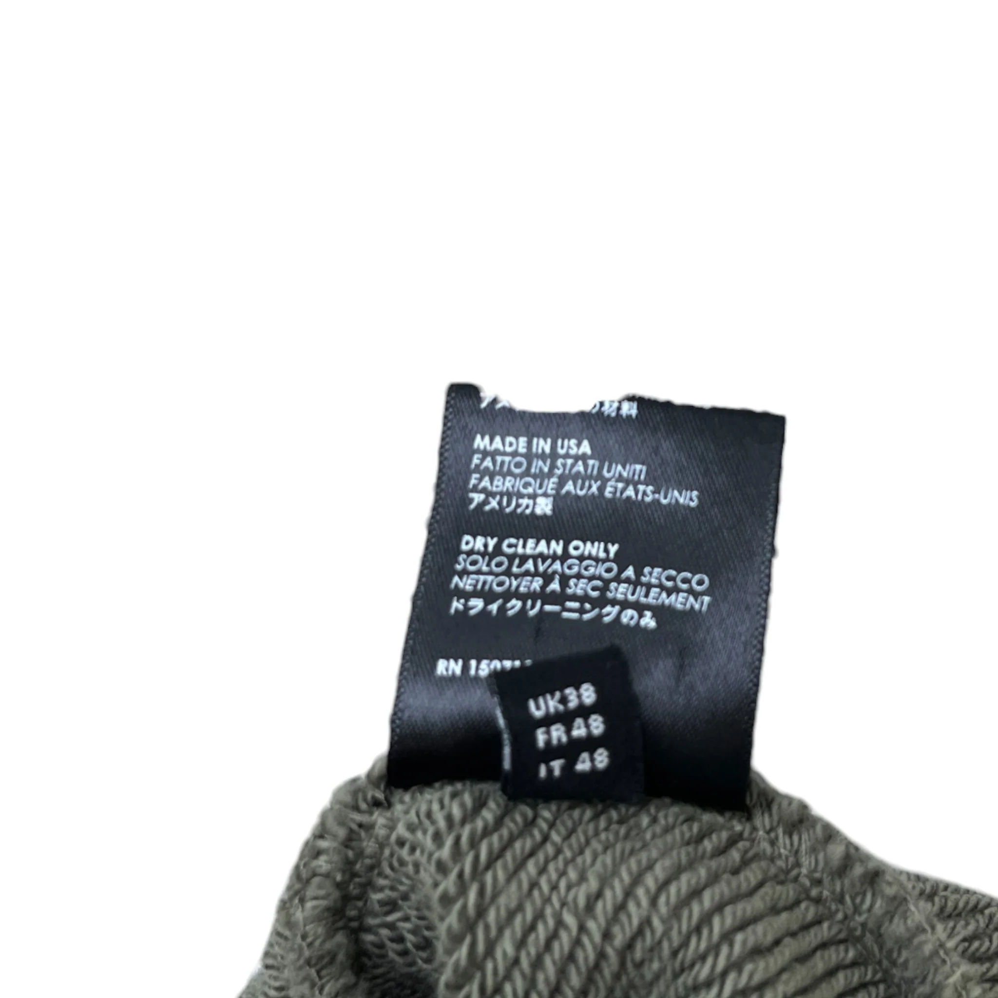 Men's Logo Print Jumper Khaki Size M - Image 6