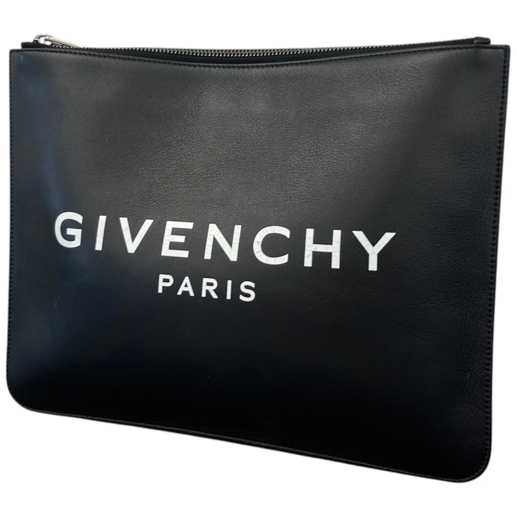 Men's Logo Print Pouch Black - Image 3