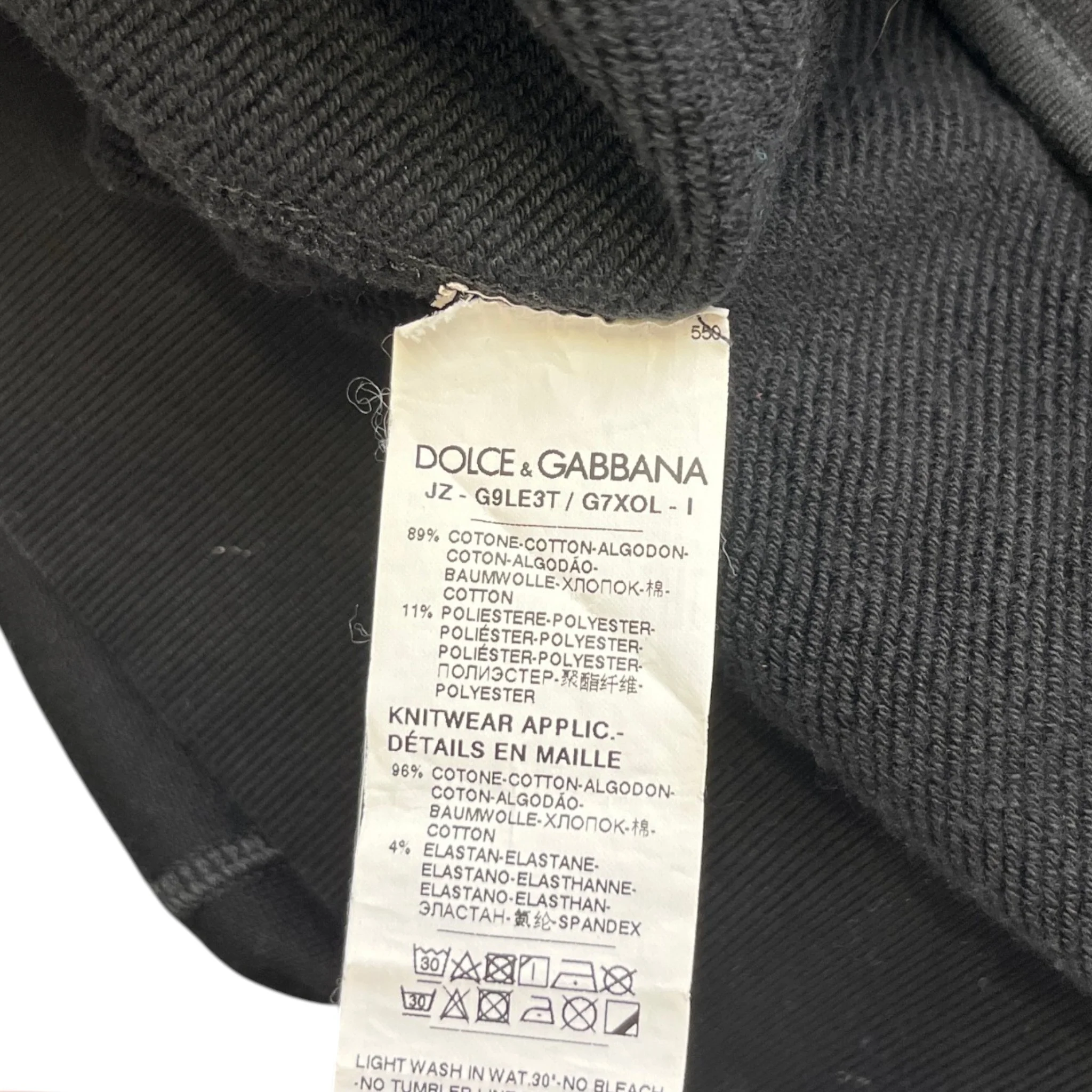 Men's Logo Print Sweatshirt Black Size IT 46 / UK S - Image 6