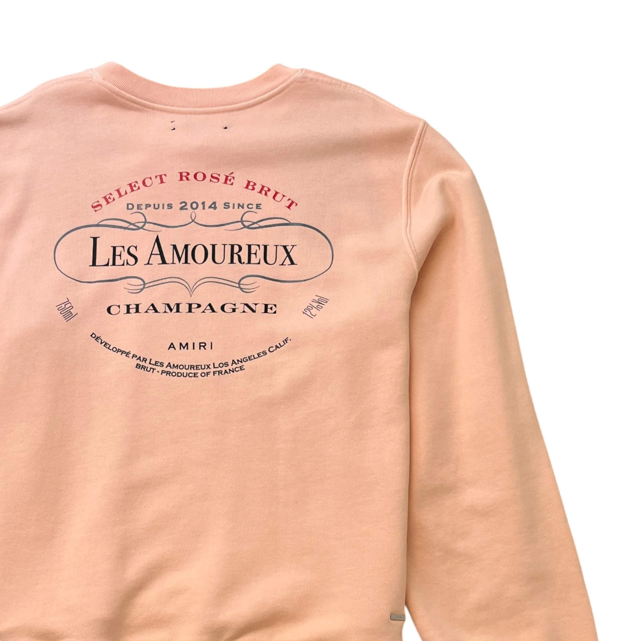 Men's Logo Print Sweatshirt Pink Size XL - Image 4