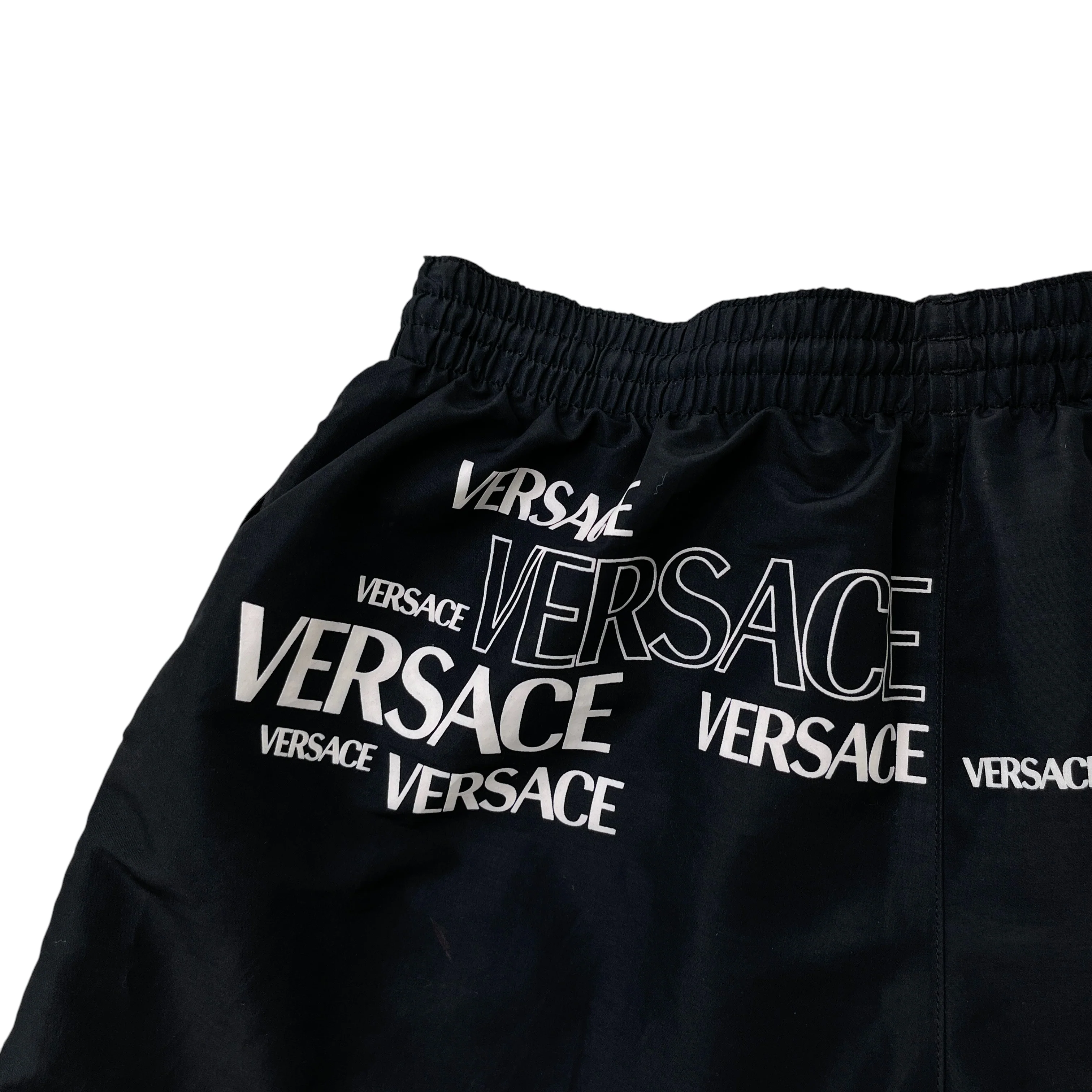 Men's Logo Print Swim Shorts Black Size 34 / UK 6 - Image 6