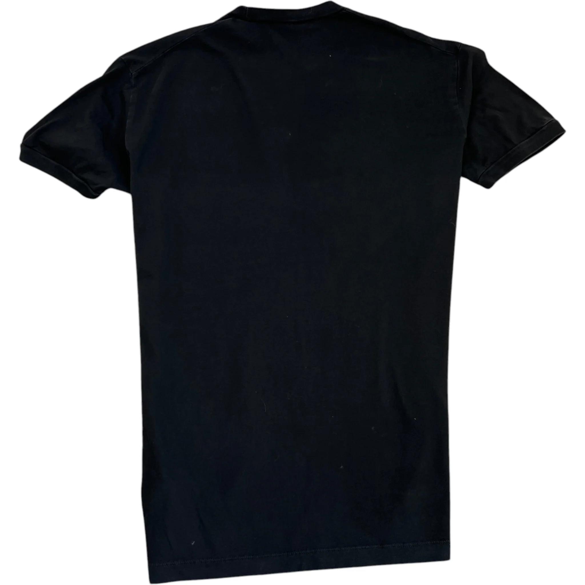 Men's Logo Print T-Shirt Black Size L - Image 2