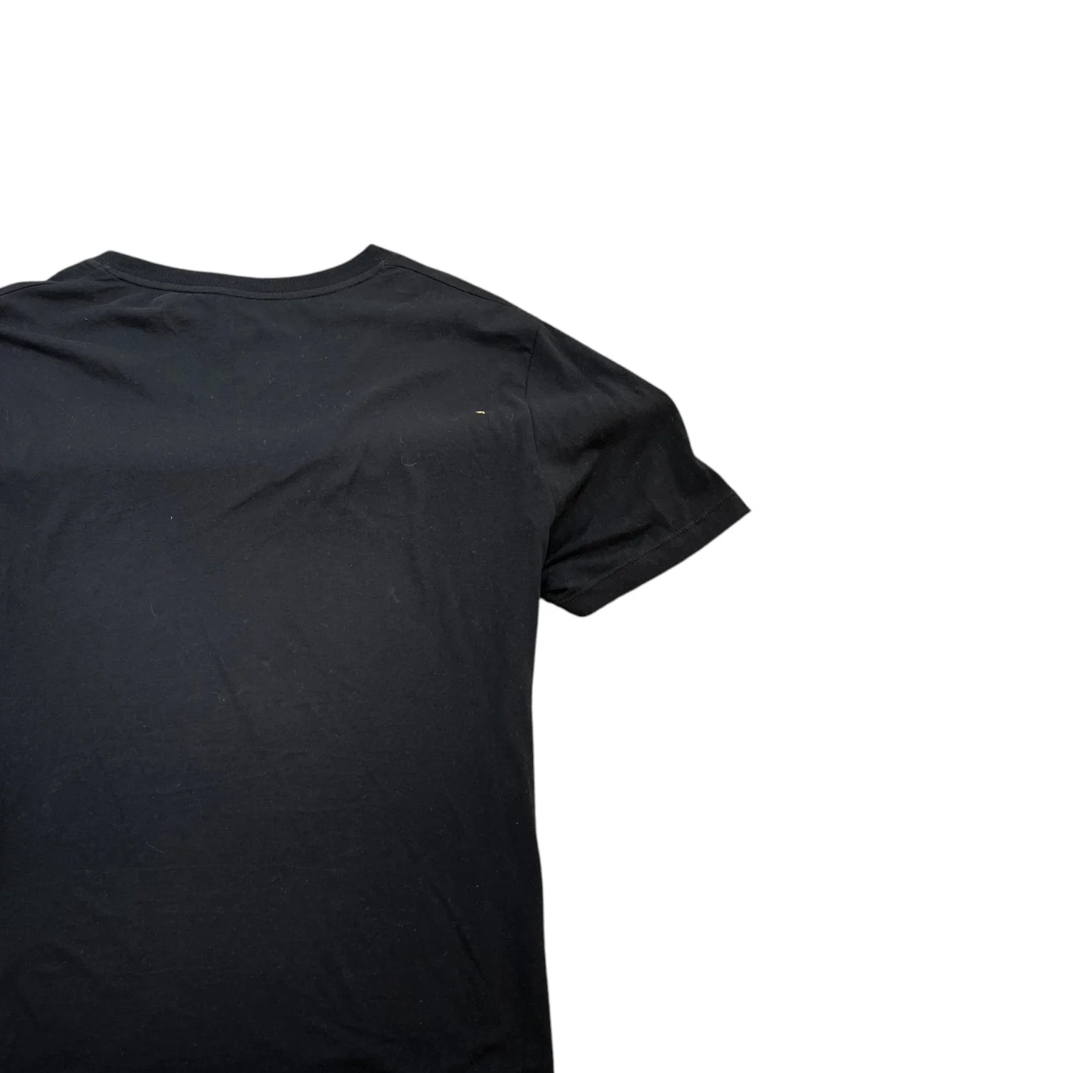 Men's Logo Print T-Shirt Black Size L - Image 4