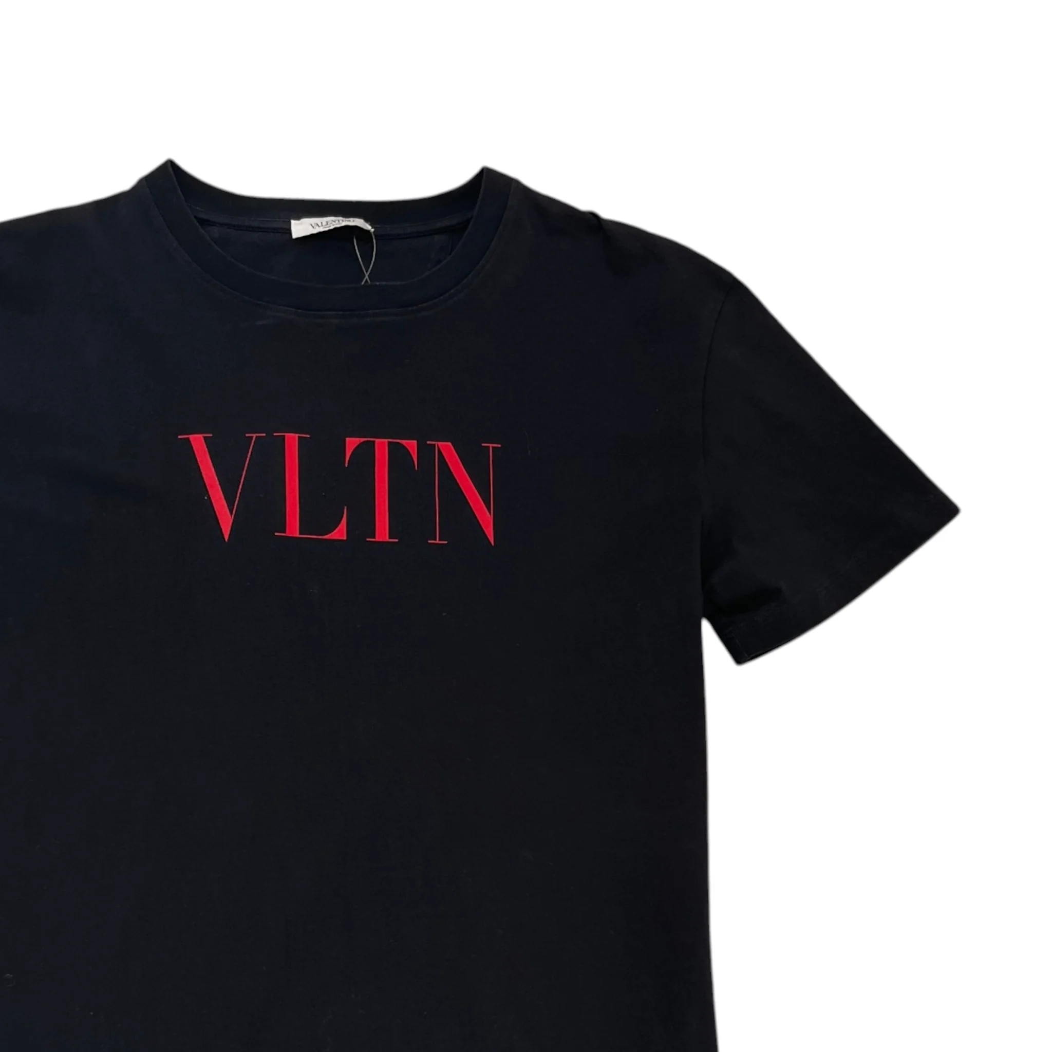 Men's Logo Print T-Shirt Black Size L - Image 3