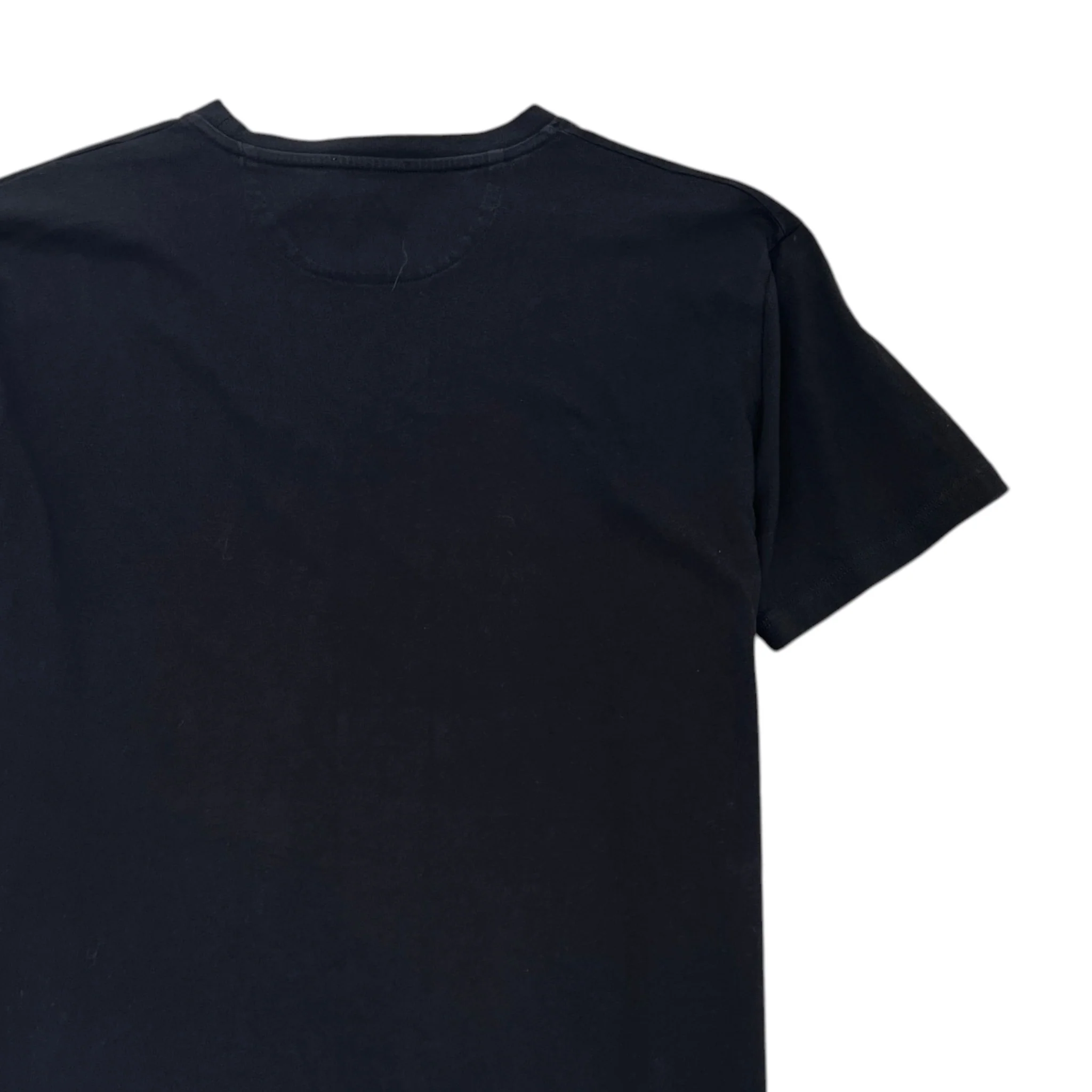 Men's Logo Print T-Shirt Black Size L - Image 4