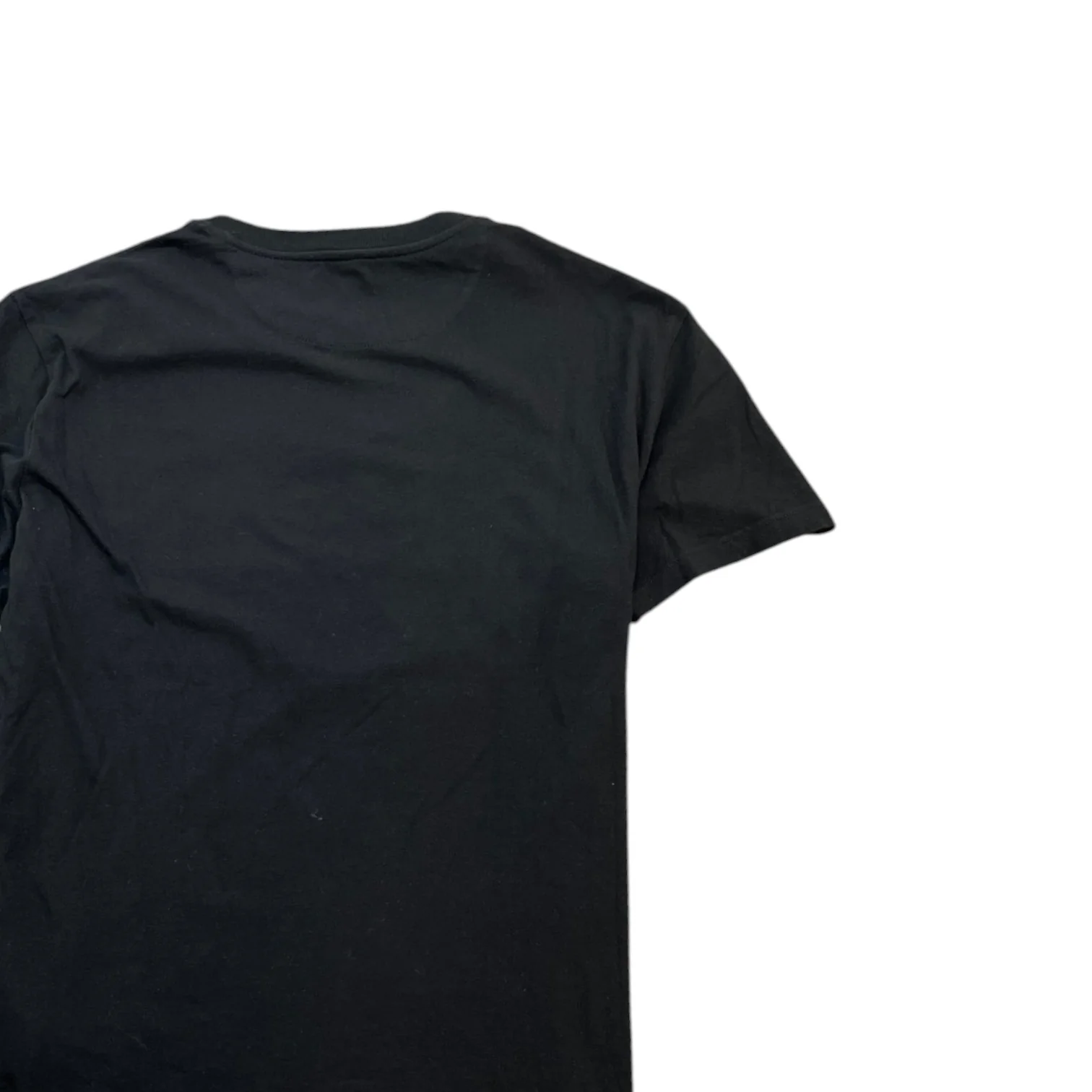Men's Logo Print T-Shirt Black Size M - Image 4