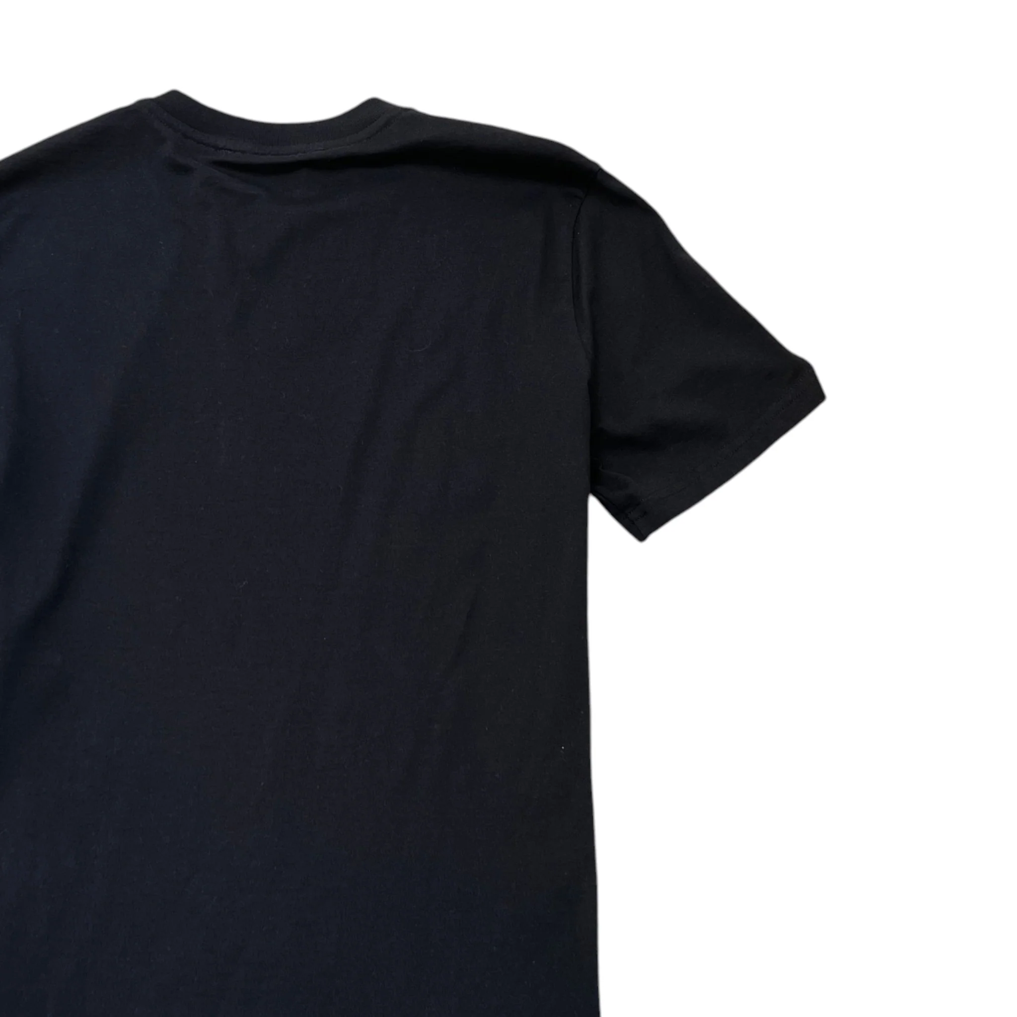 Men's Logo Print T-Shirt Black Size M - Image 4