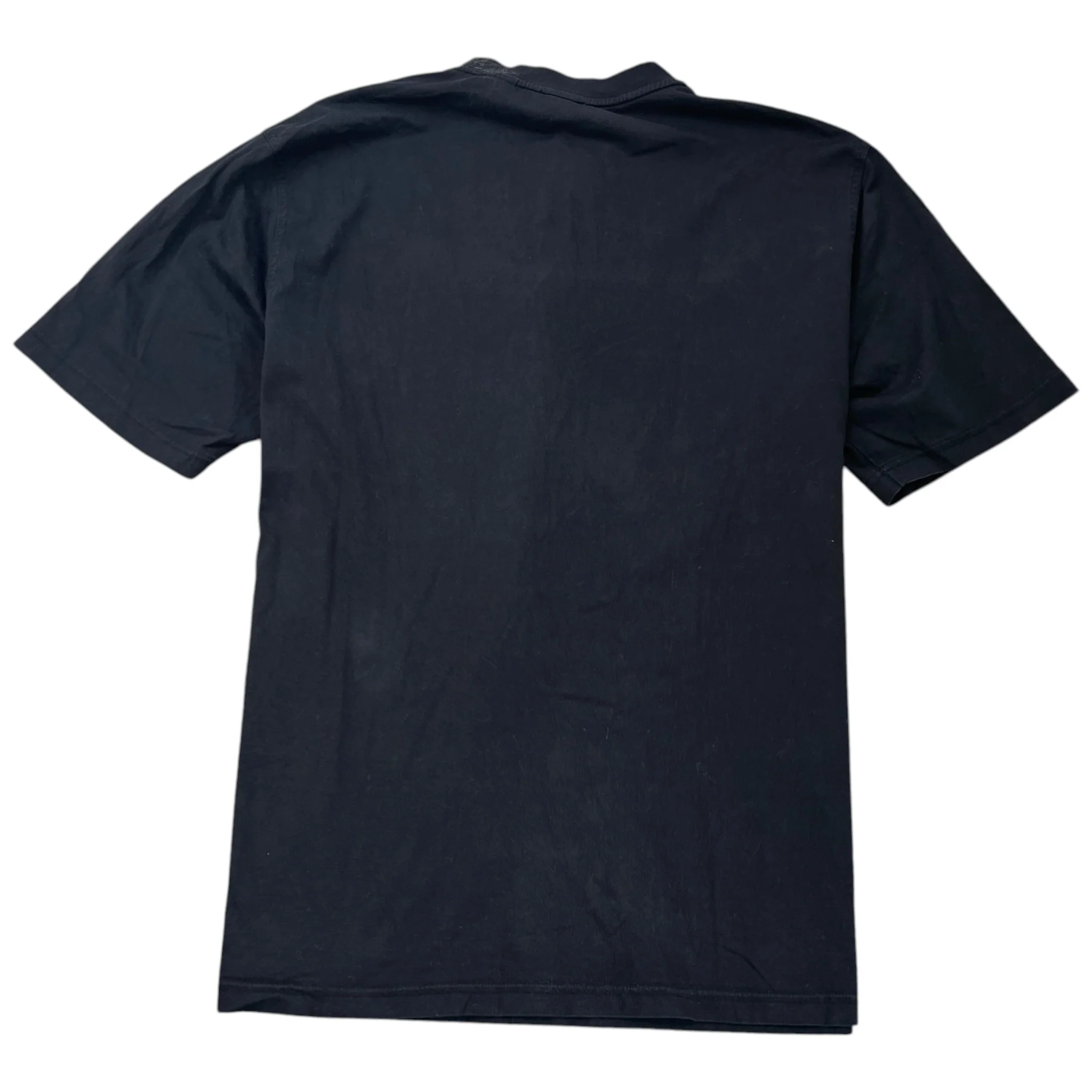 Men's Logo Print T-Shirt Black Size M - Image 2