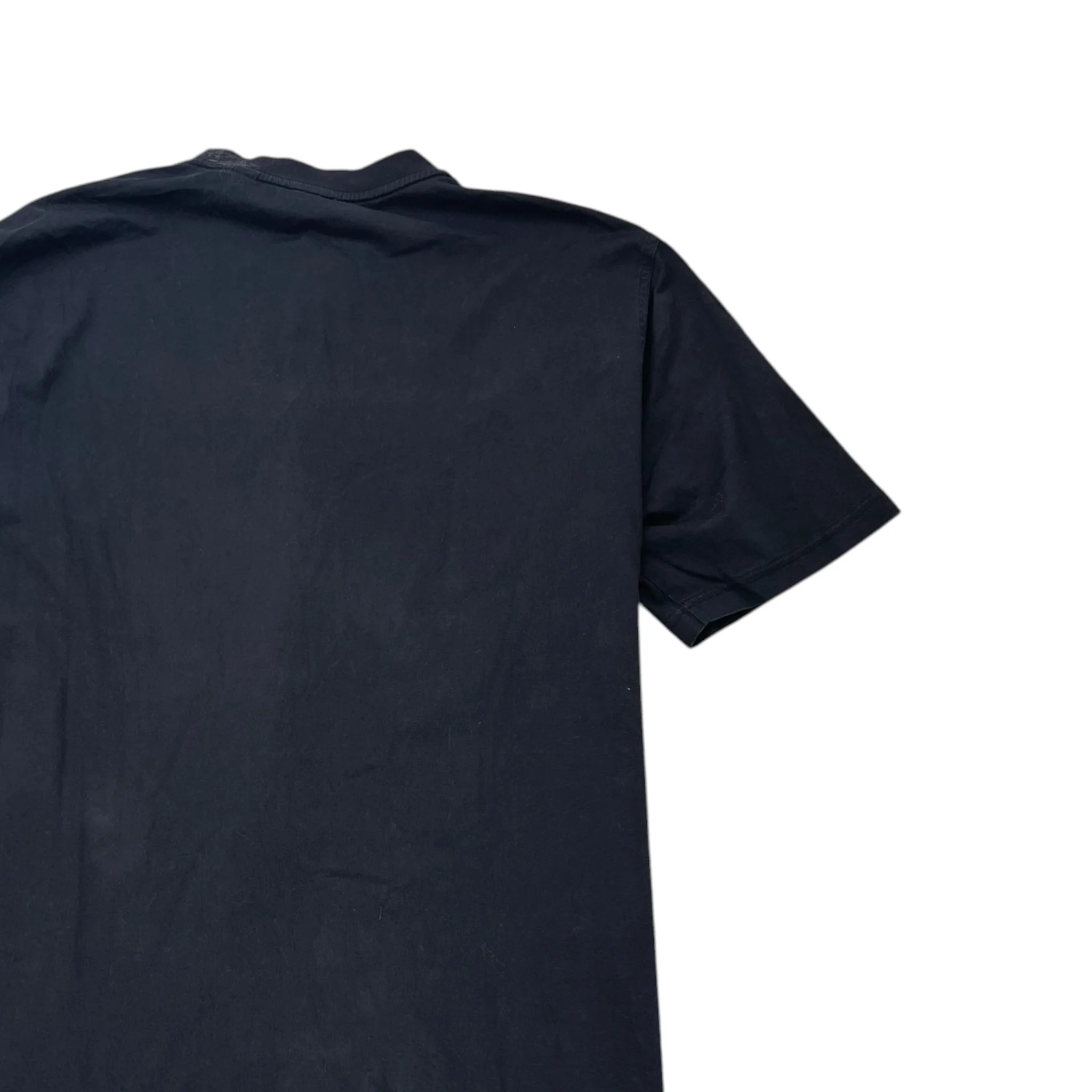 Men's Logo Print T-Shirt Black Size M - Image 4
