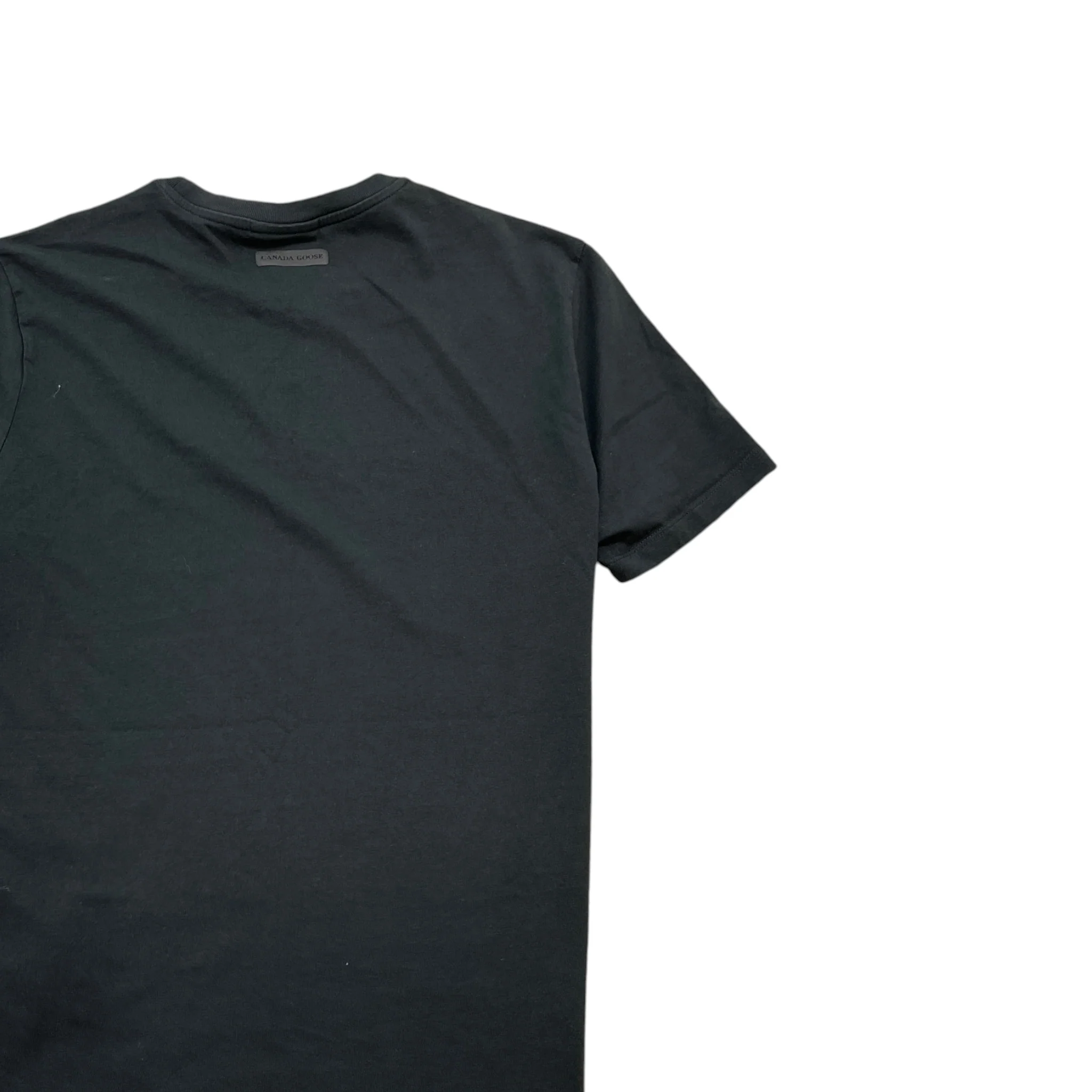 Men's Logo Print T-Shirt Black Size M - Image 4