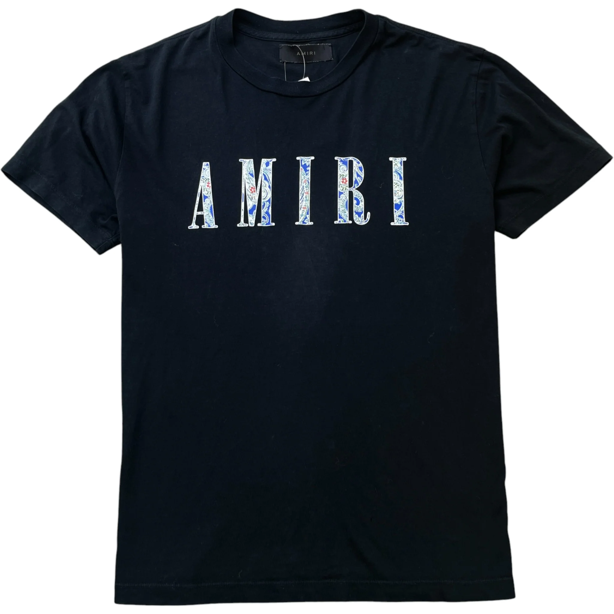Men's Logo Print T-Shirt Black Size S