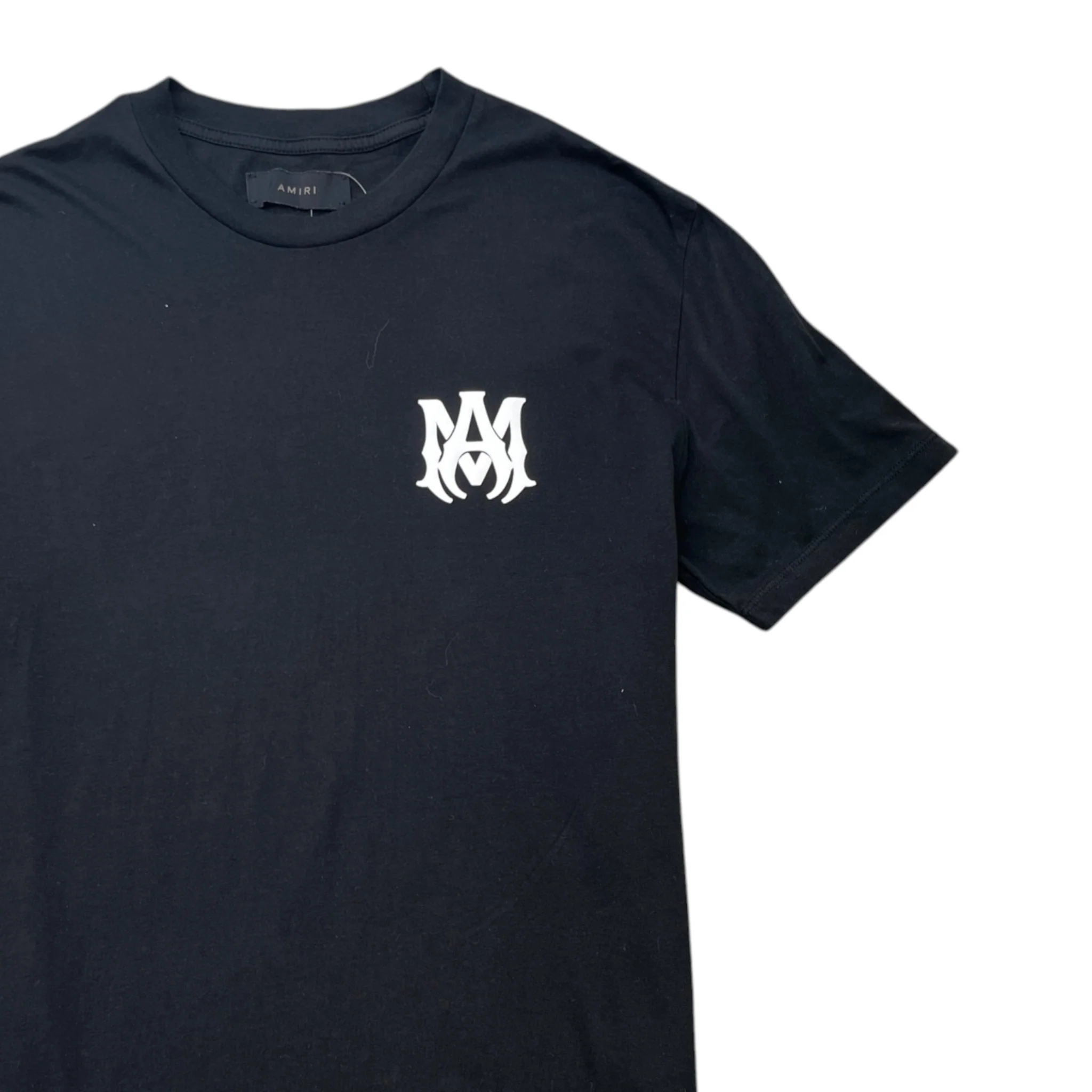 Men's Logo Print T-Shirt Black Size S - Image 3