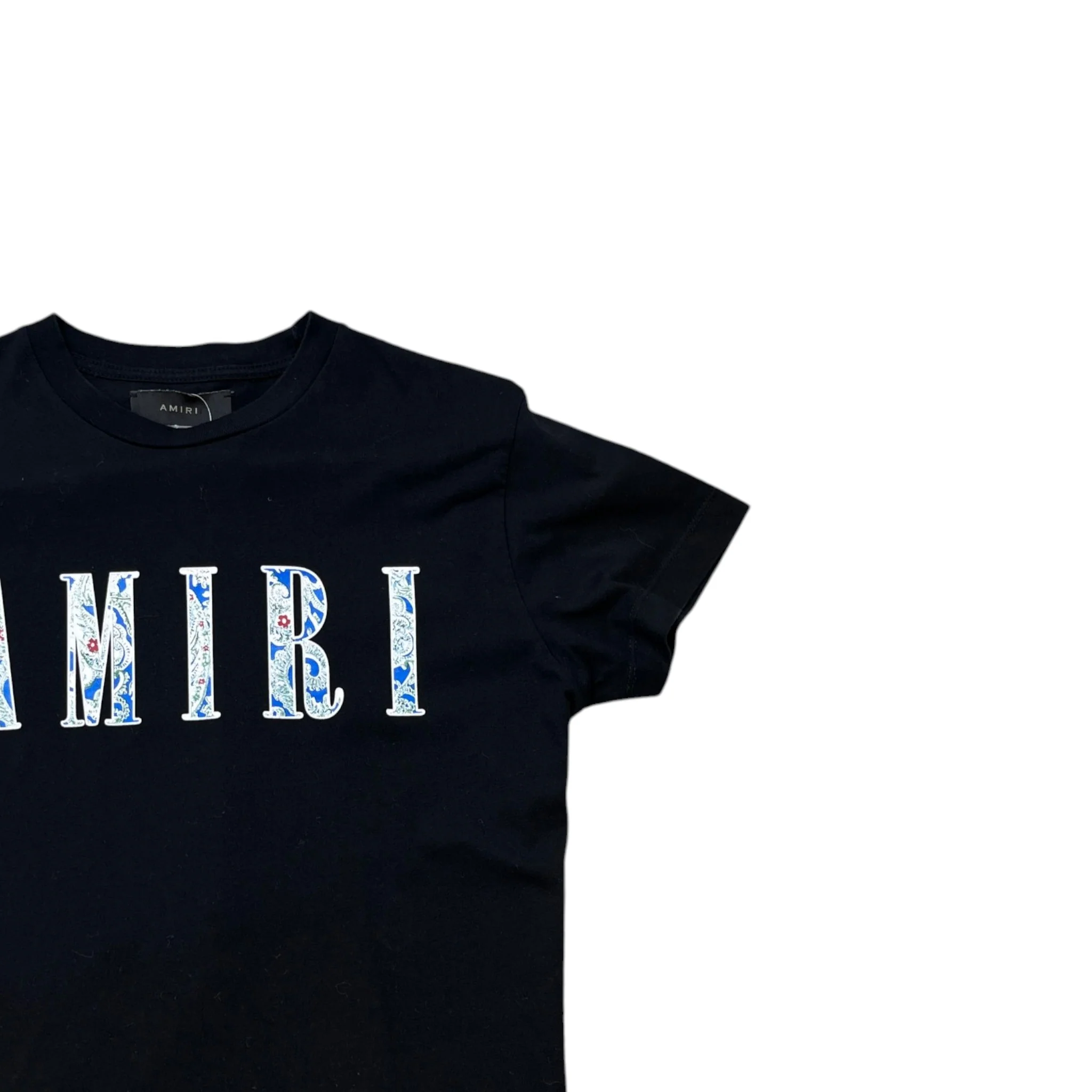 Men's Logo Print T-Shirt Black Size S - Image 3