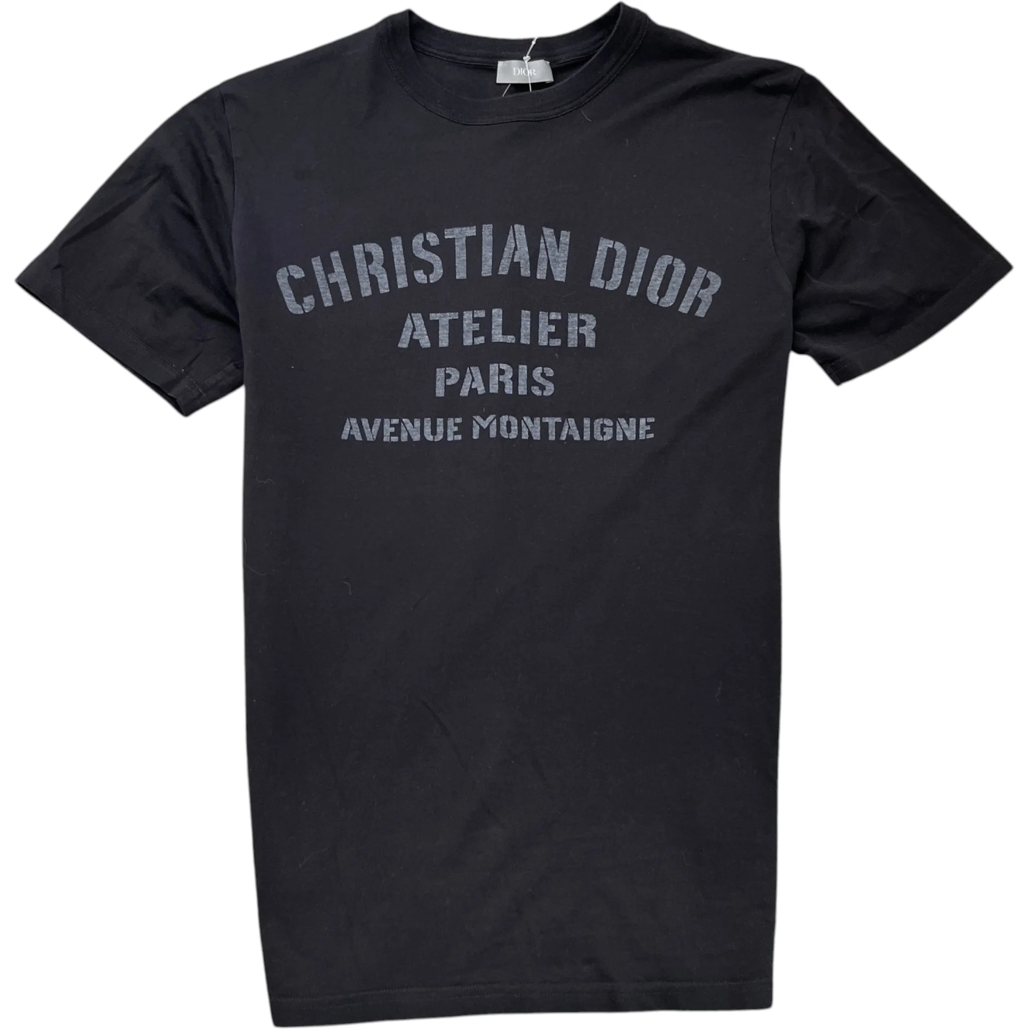 Men's Logo Print T-Shirt Black Size S