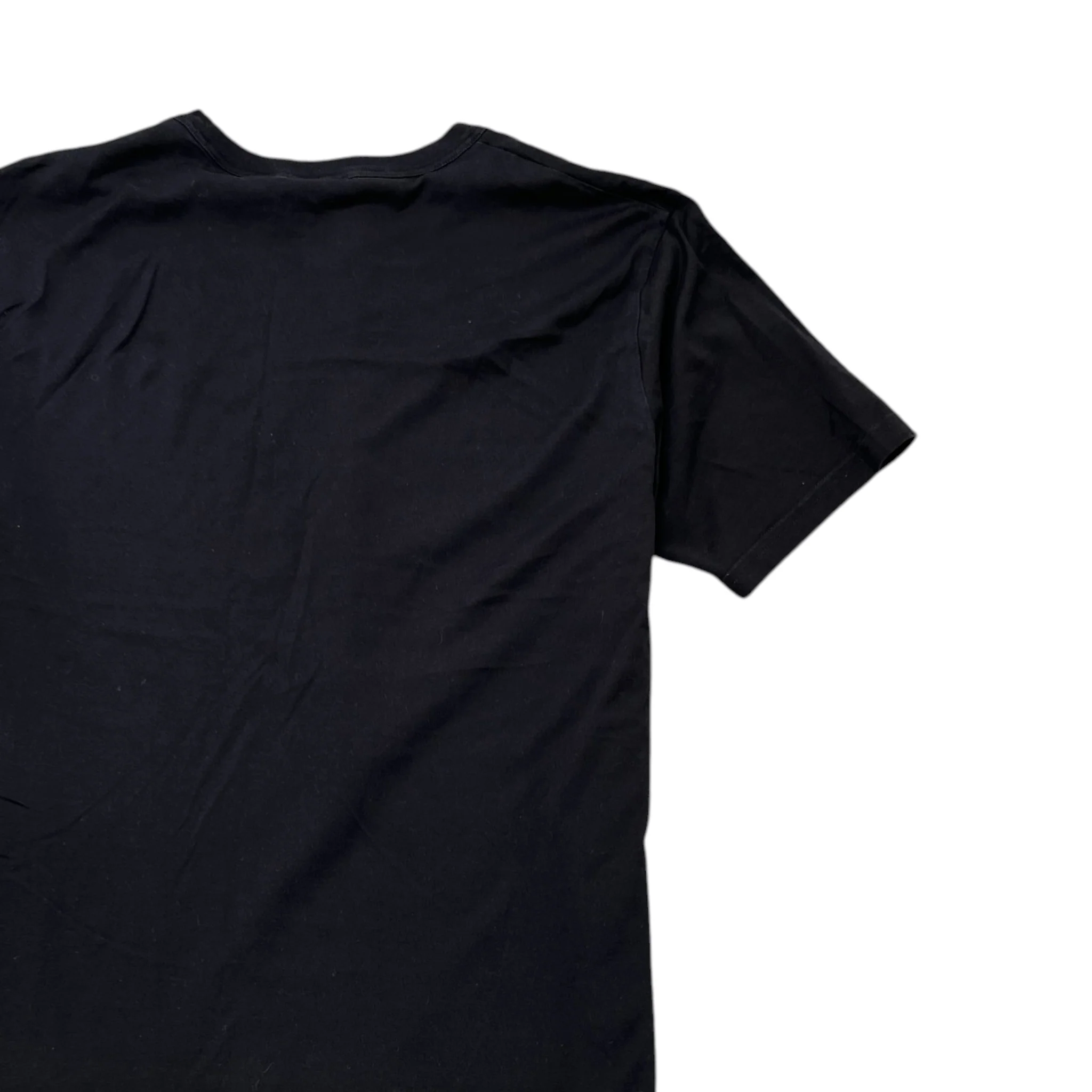Men's Logo Print T-Shirt Black Size S - Image 4