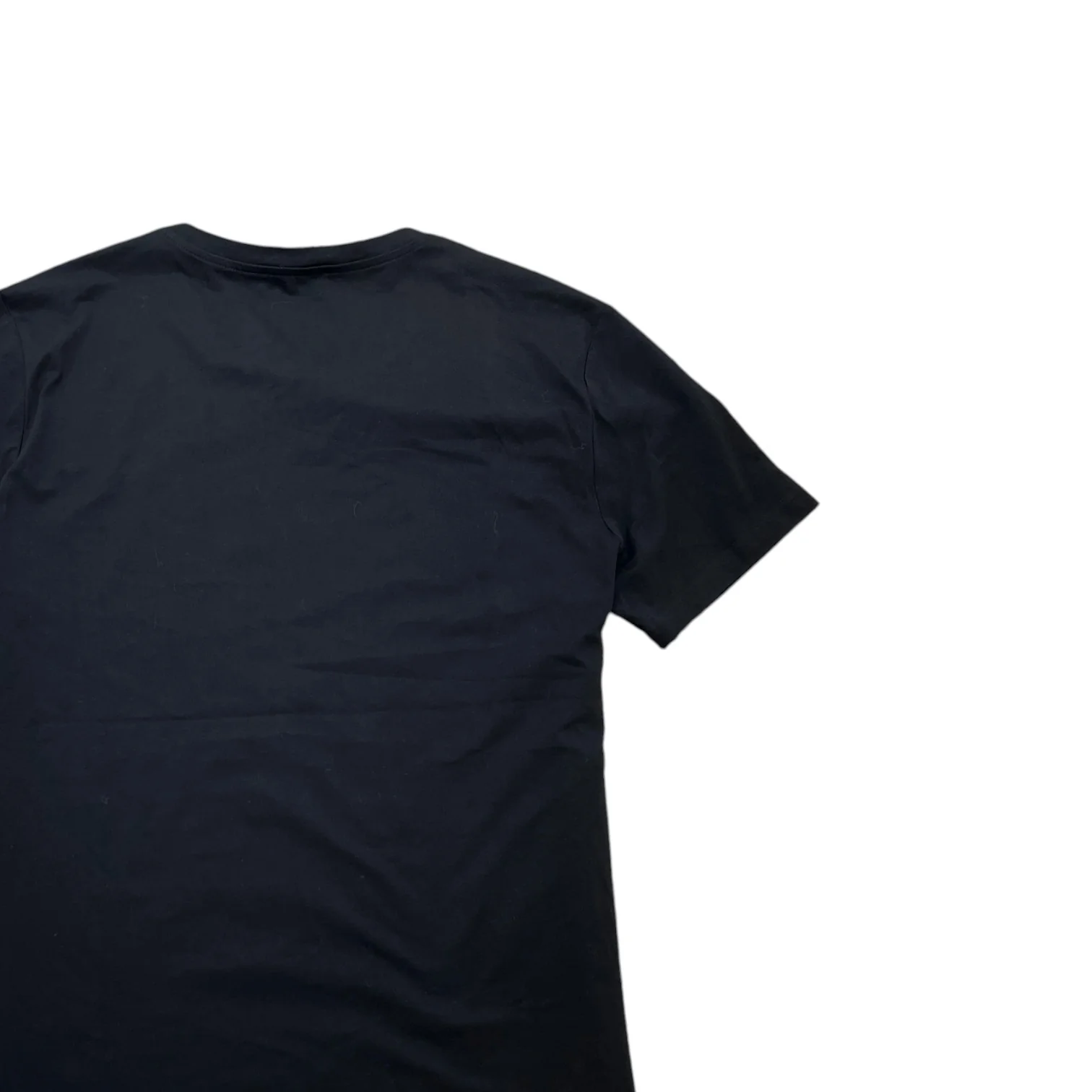 Men's Logo Print T-Shirt Black Size XL - Image 4