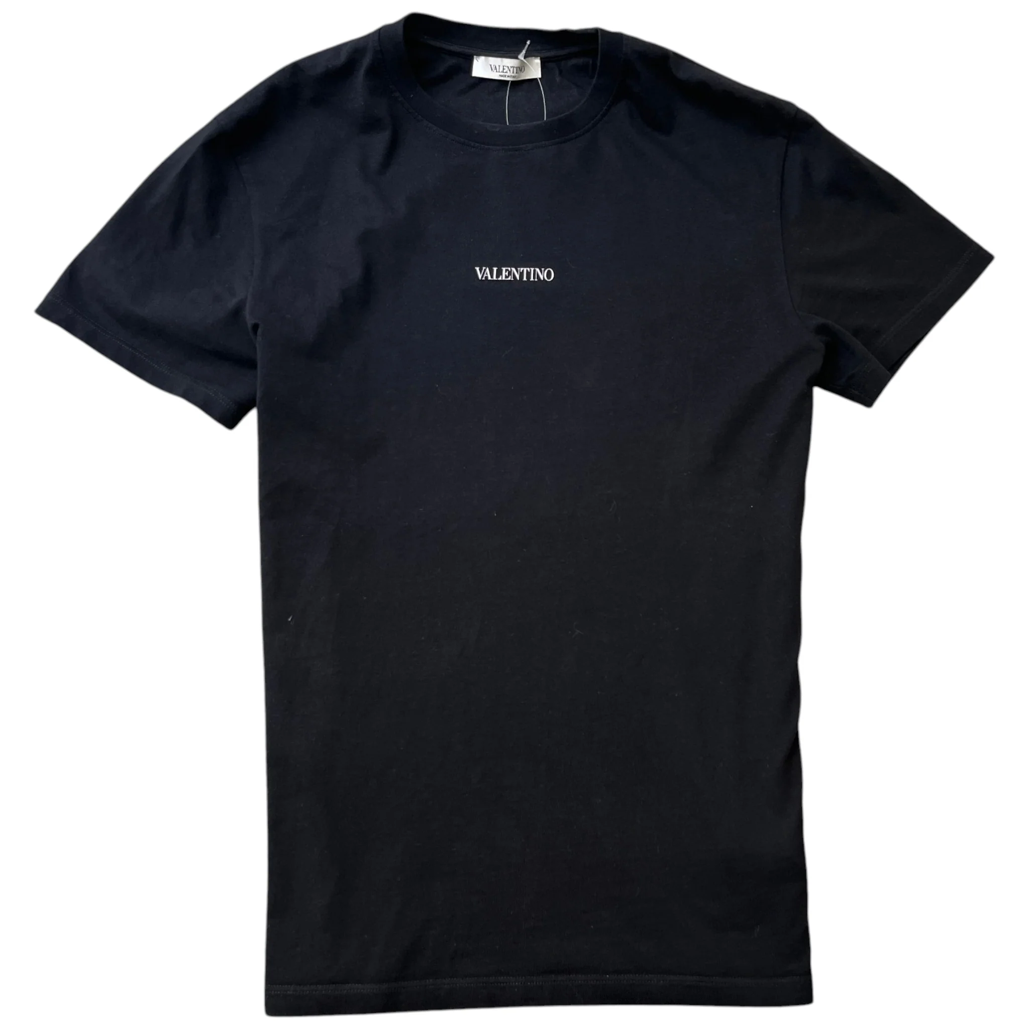 Men's Logo Print T-Shirt Black Size XS