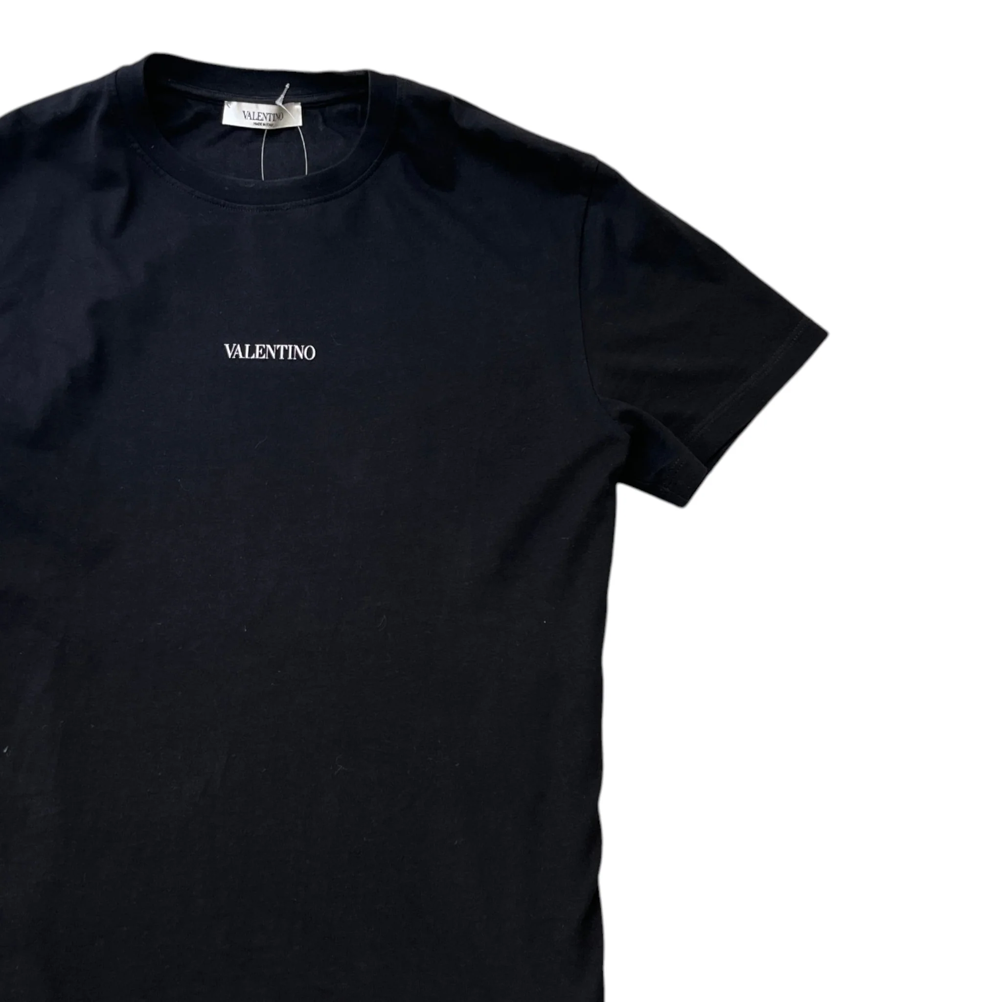 Men's Logo Print T-Shirt Black Size XS - Image 3