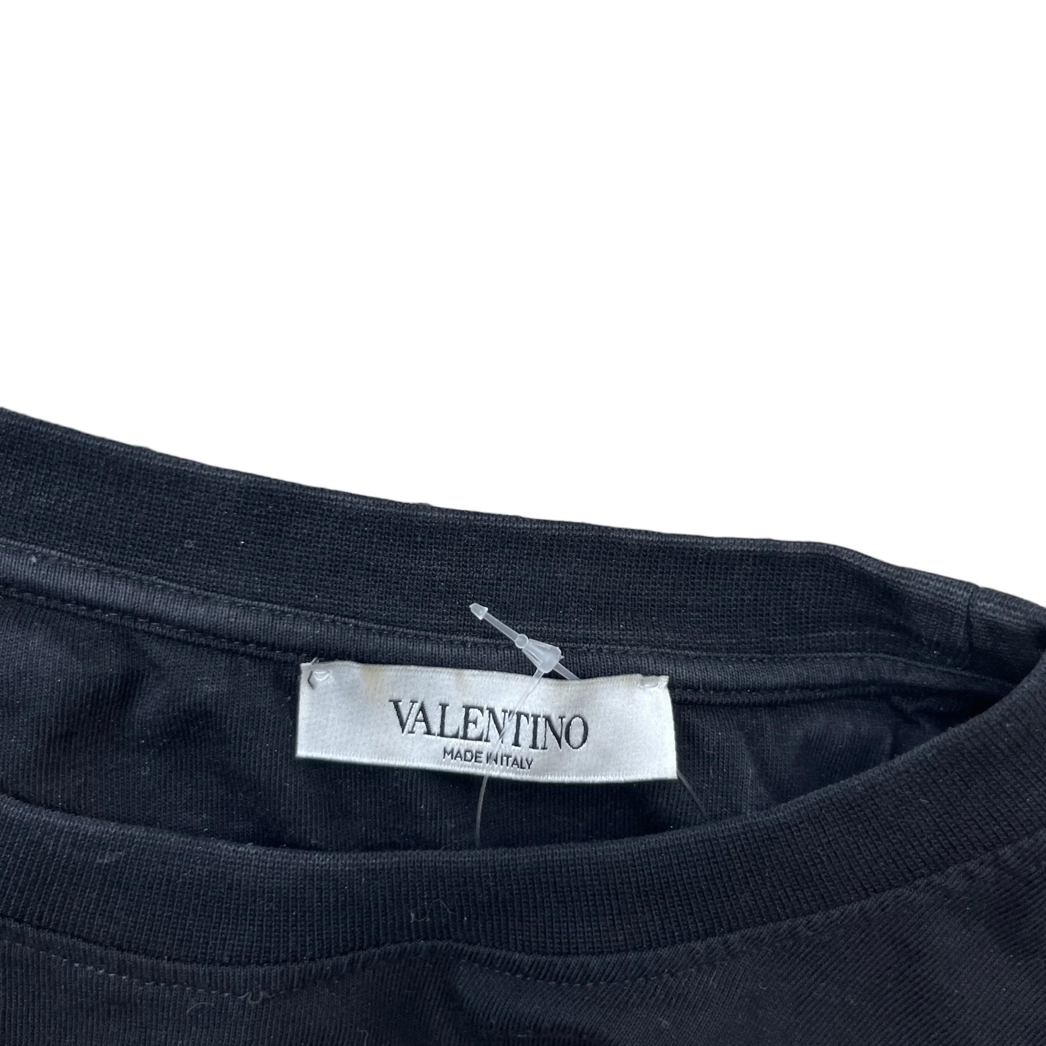 Men's Logo Print T-Shirt Black Size XS - Image 7