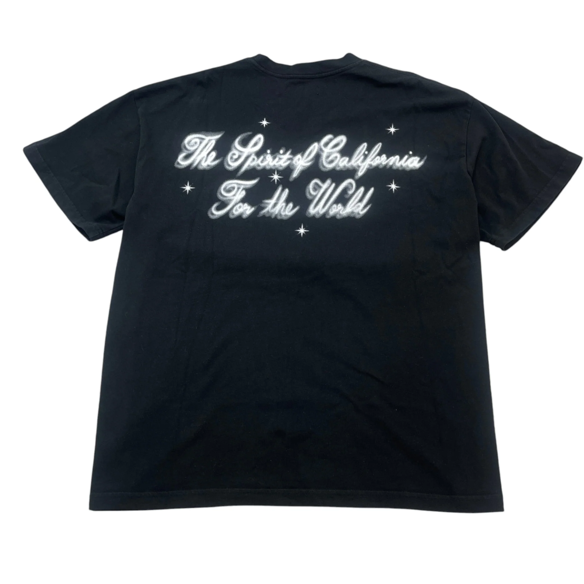 Men's Logo Print T-Shirt Black Size XXL - Image 2