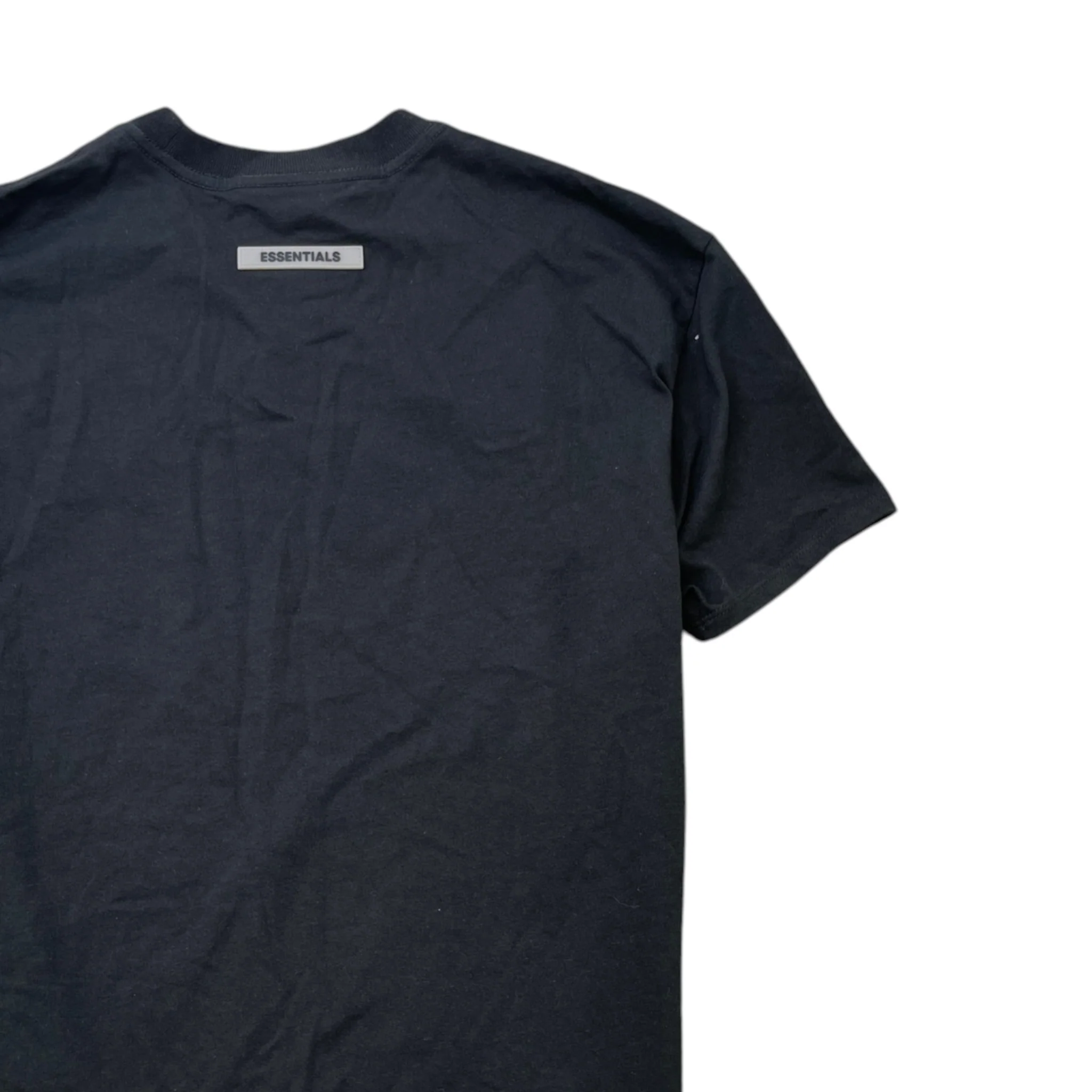 Men's Logo Print T-Shirt Black Size XXS - Image 4