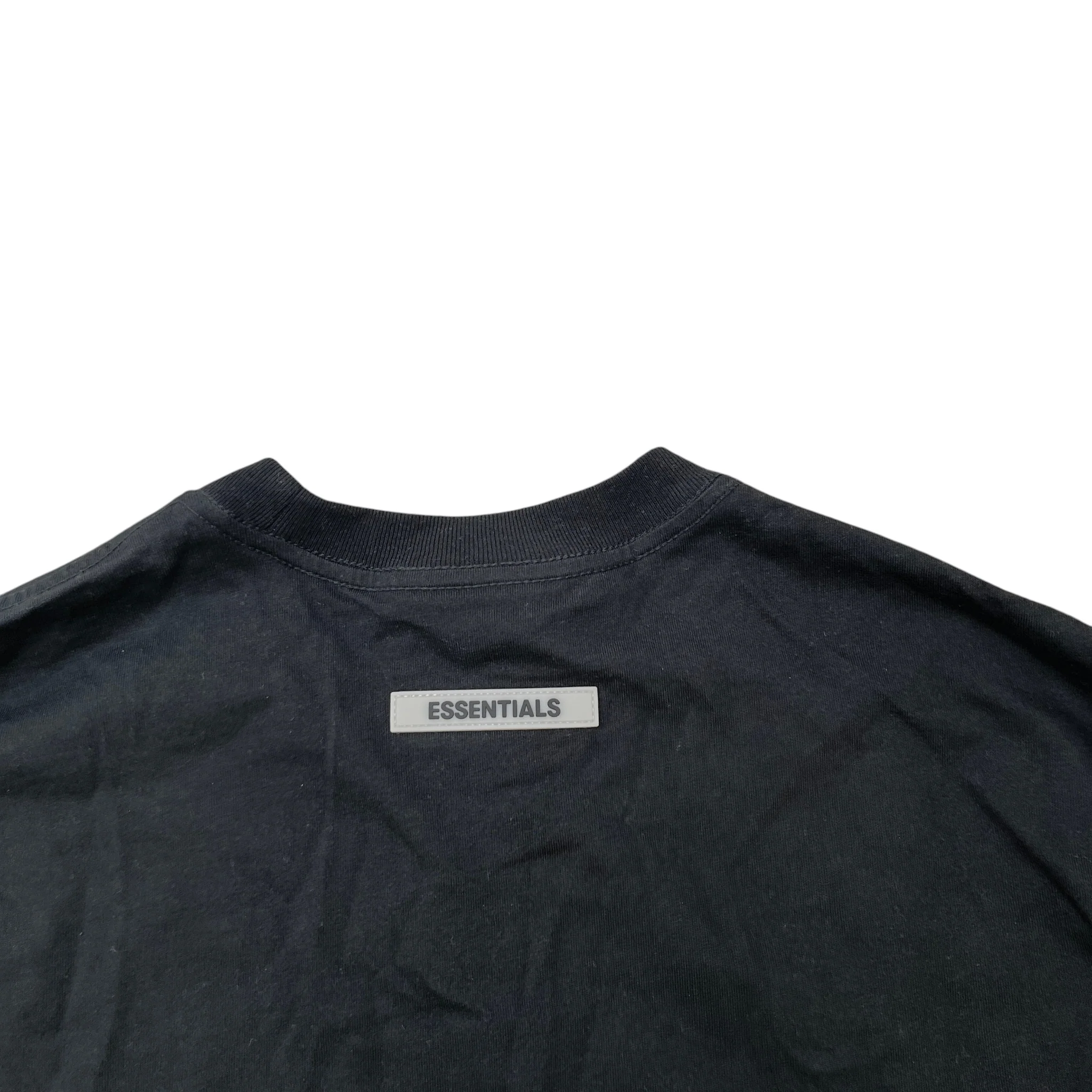 Men's Logo Print T-Shirt Black Size XXS - Image 6