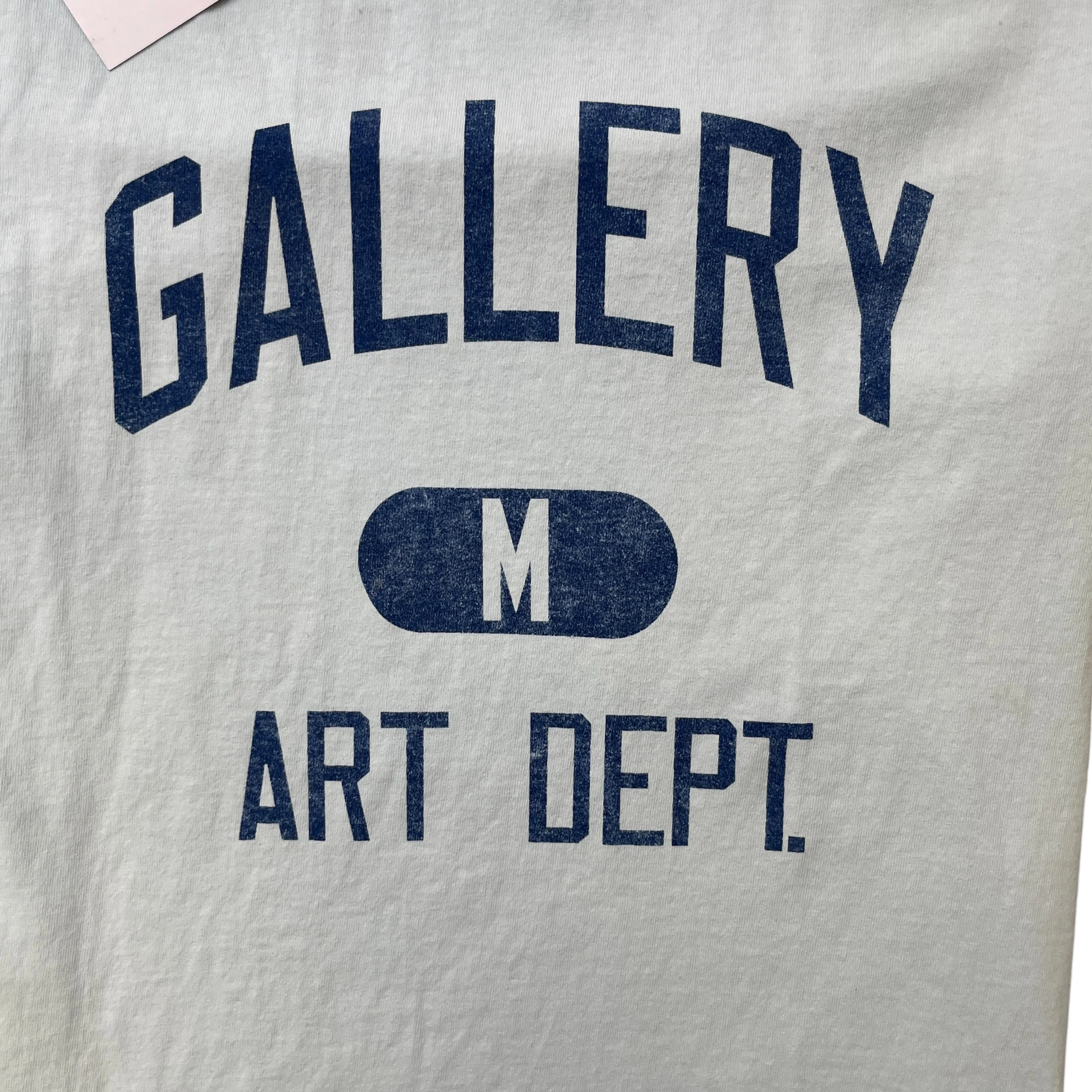 Men's Logo Print T-Shirt Blue Size M - Image 5