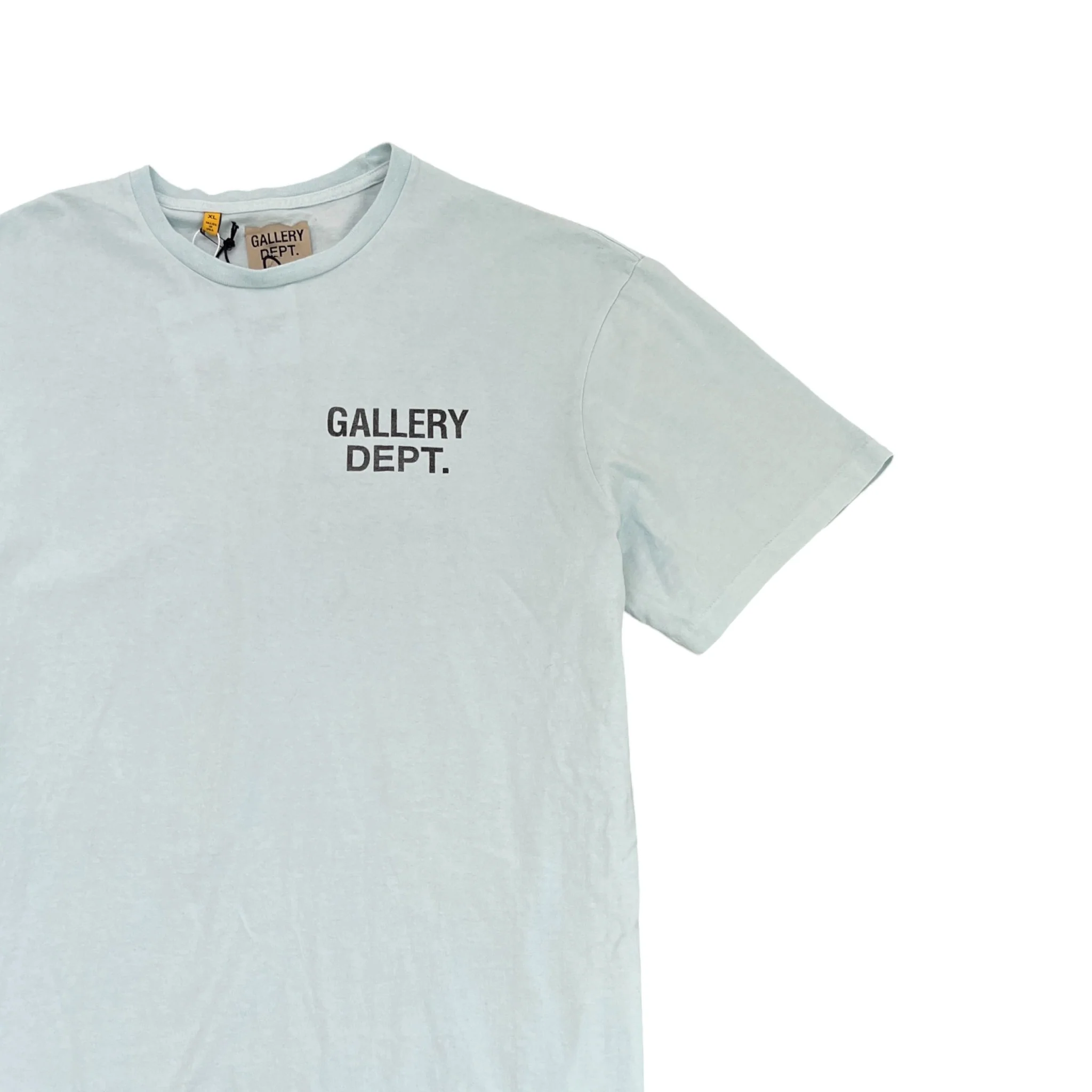 Men's Logo Print T-Shirt Blue Size XL - Image 3