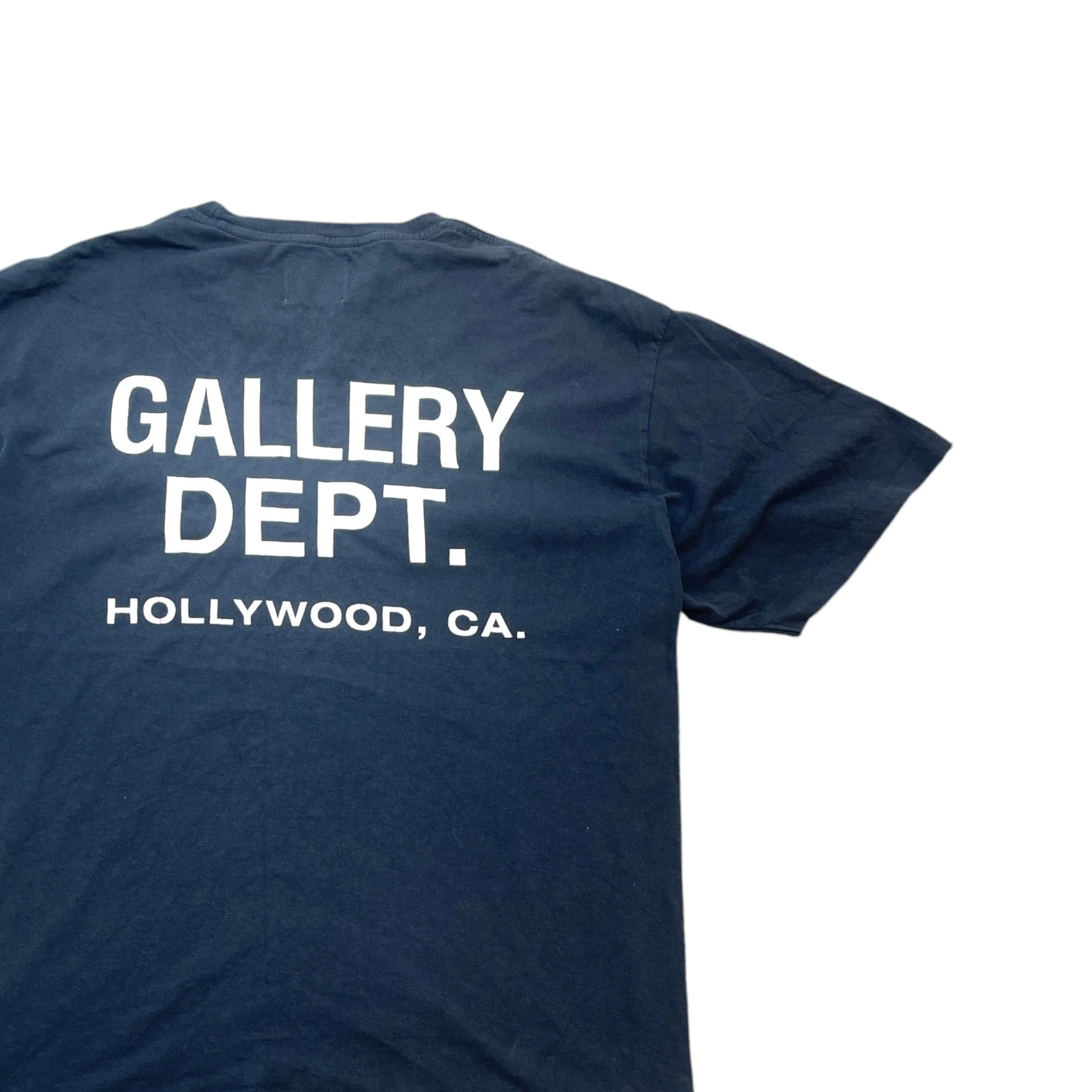 Men's Logo Print T-Shirt Blue Size XL - Image 4