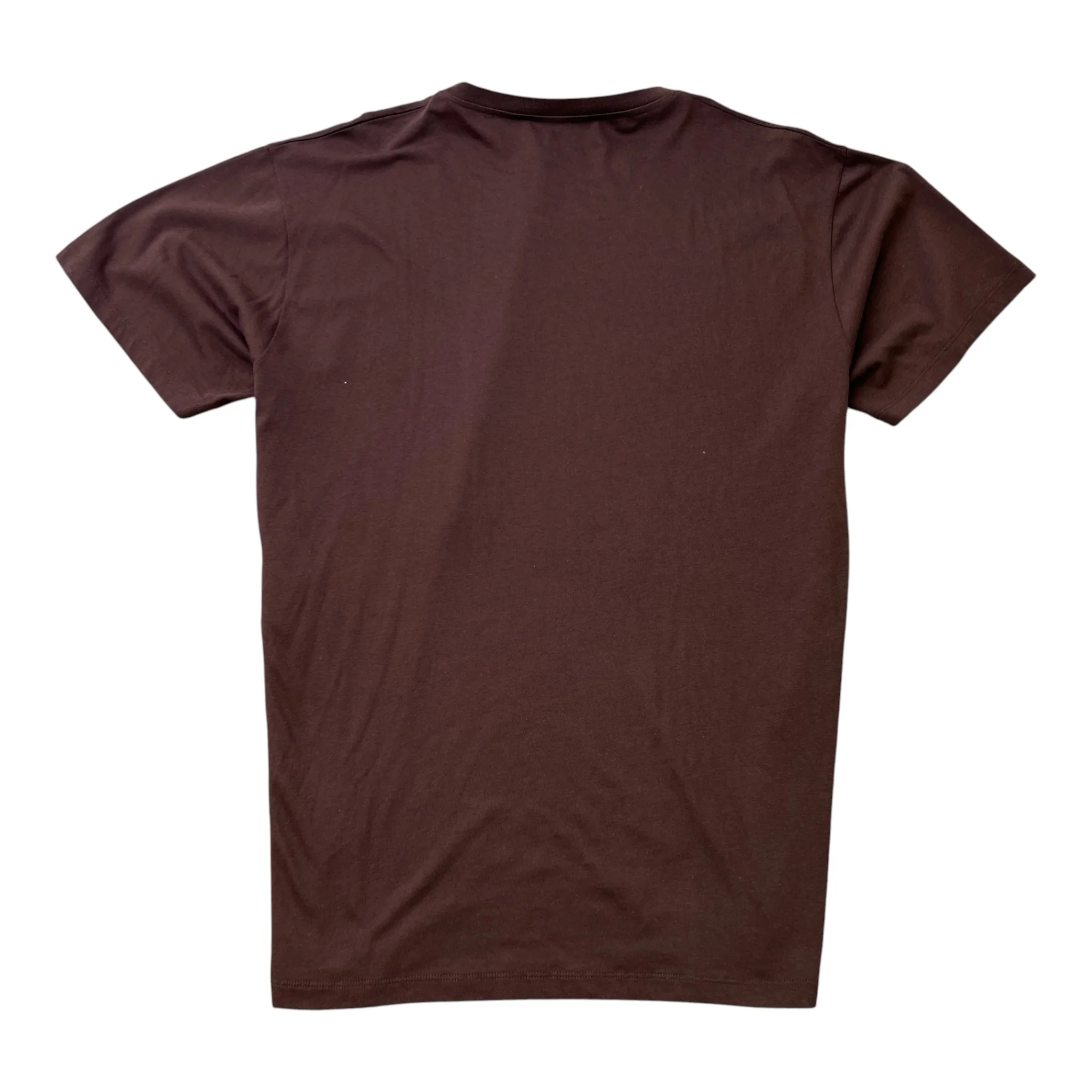 Men's Logo Print T-Shirt Brown Size M - Image 2