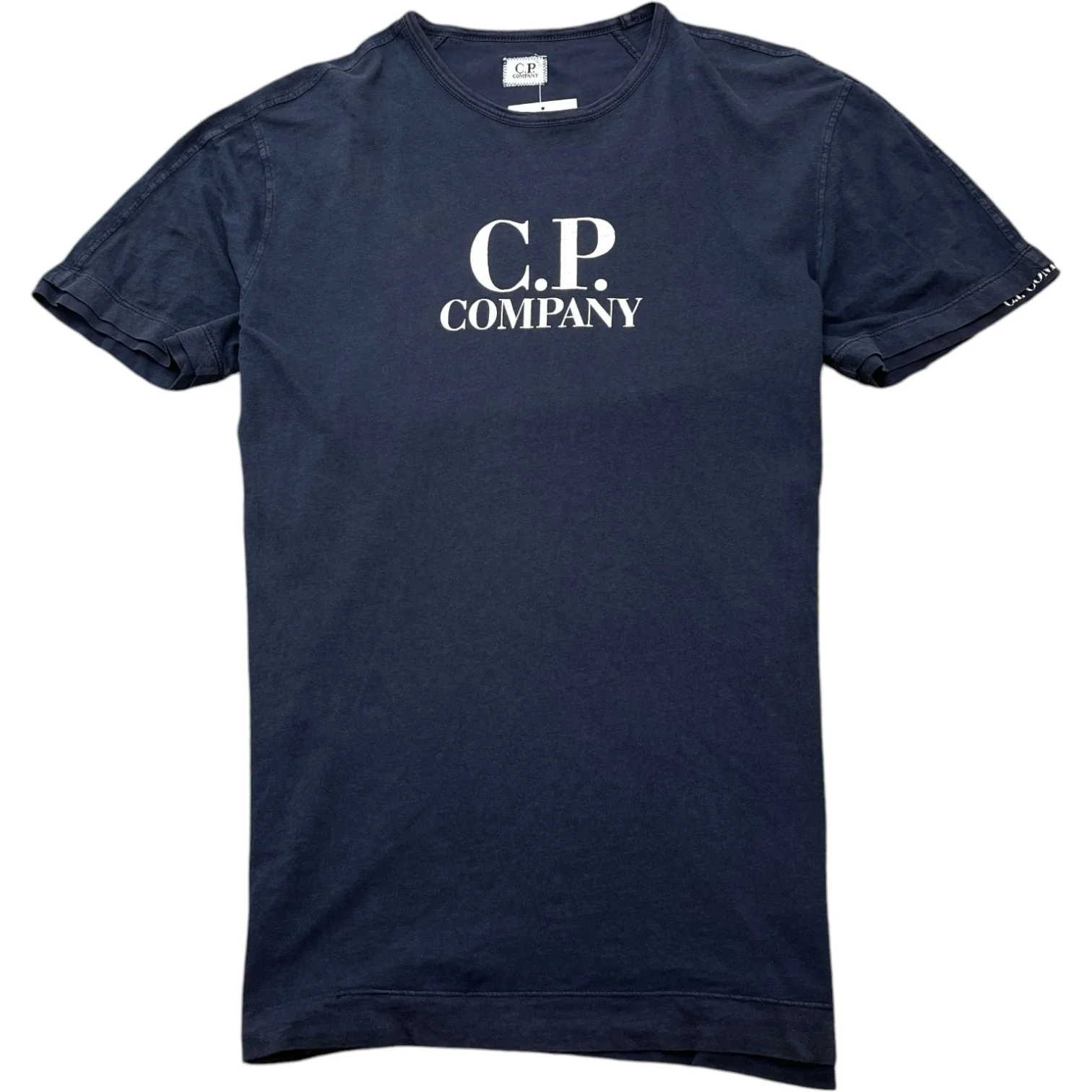 Men's Logo Print T-Shirt Navy Size L
