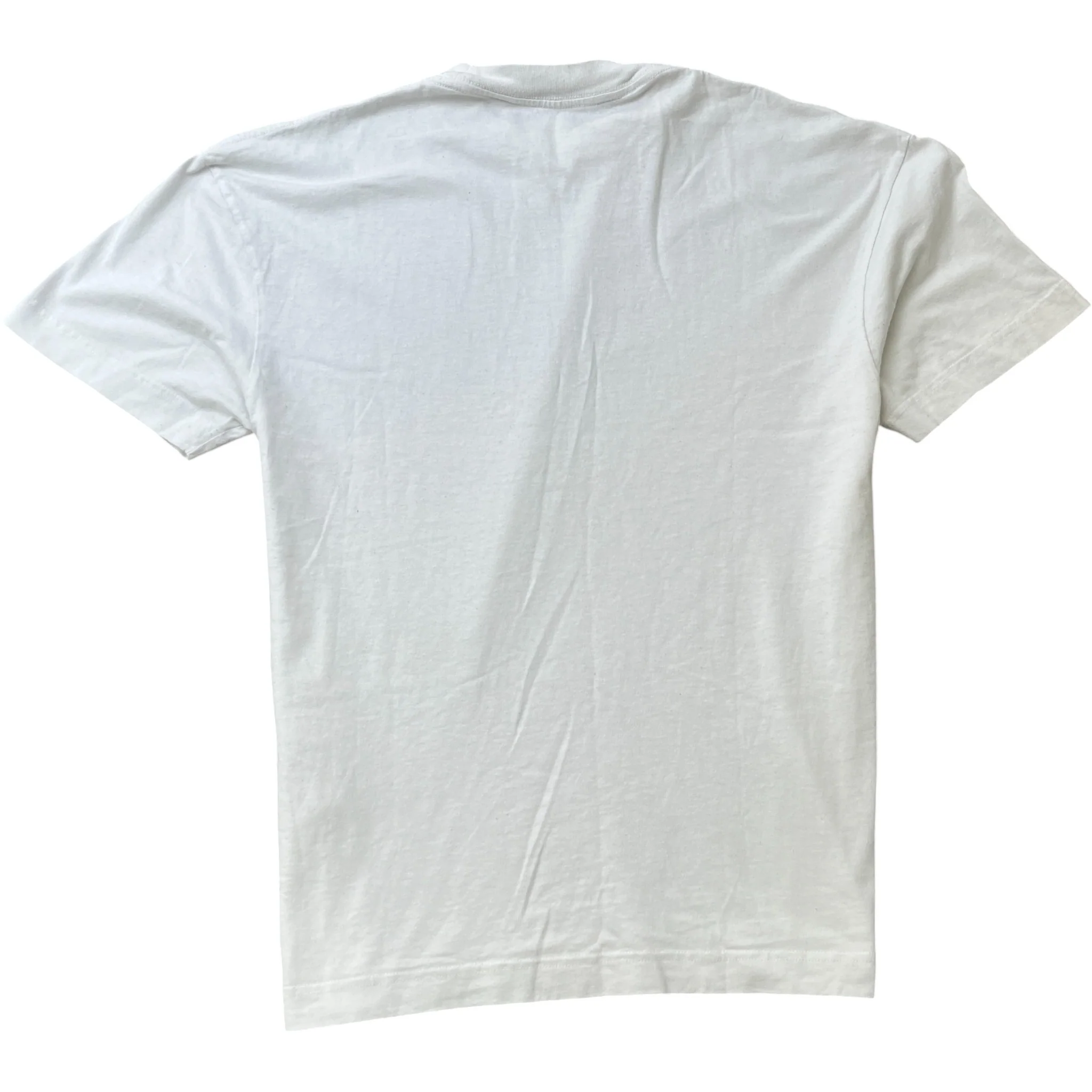 Men's Logo Print T-Shirt White Size M - Image 2